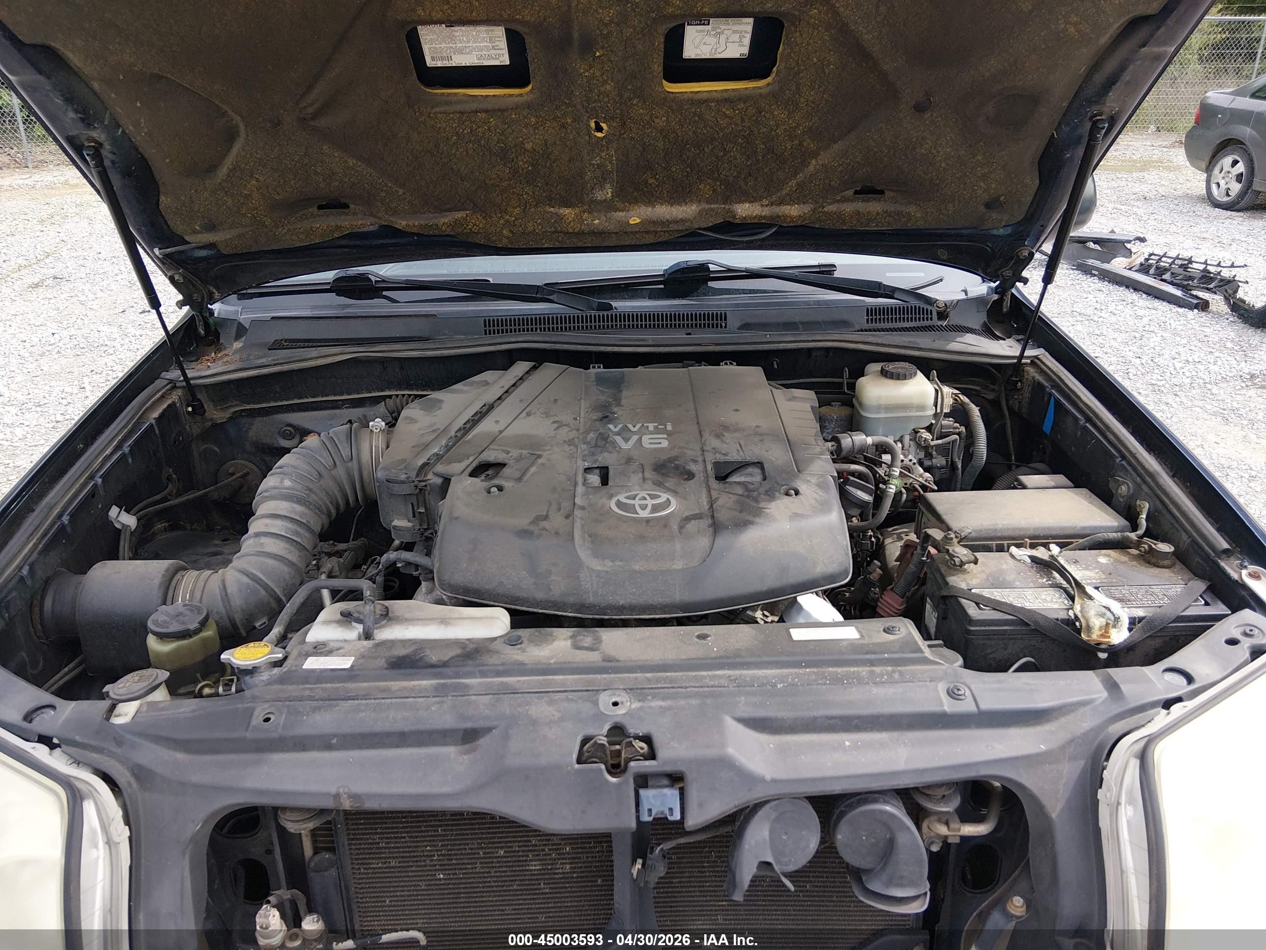 2005 Toyota 4runner Sr5 Sport V6/sr5 V6 Blue vin: JTEBU14R958036673