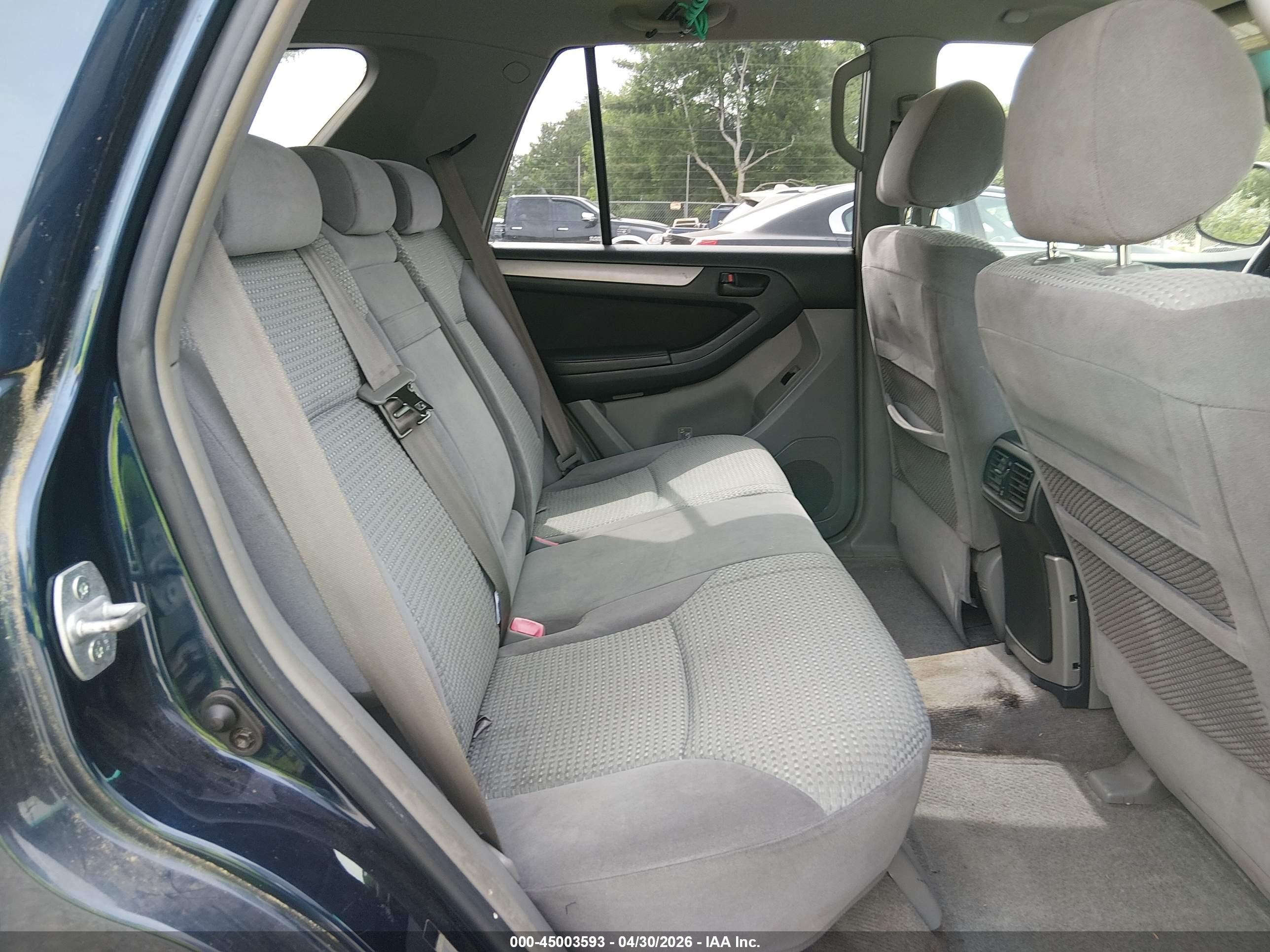 2005 Toyota 4runner Sr5 Sport V6/sr5 V6 Blue vin: JTEBU14R958036673