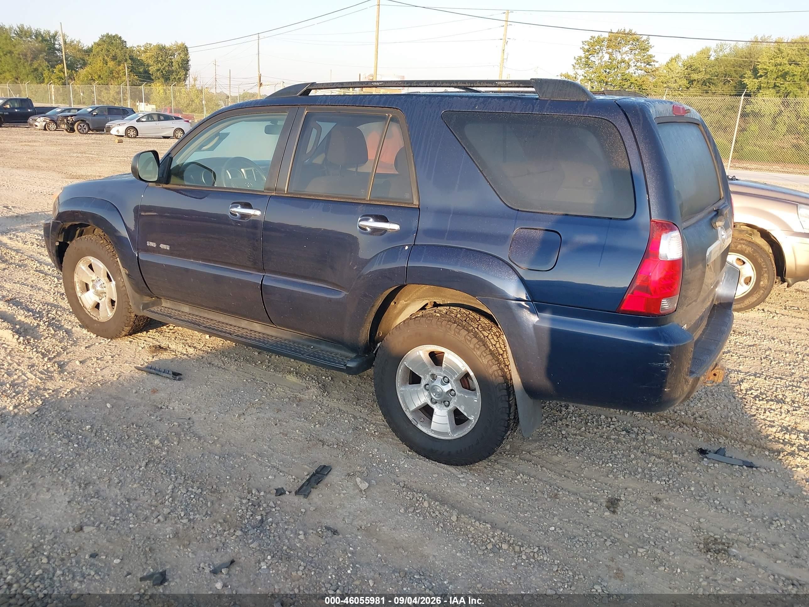 2006 Toyota 4runner Sr5 V6 Blue vin: JTEBU14R960099062