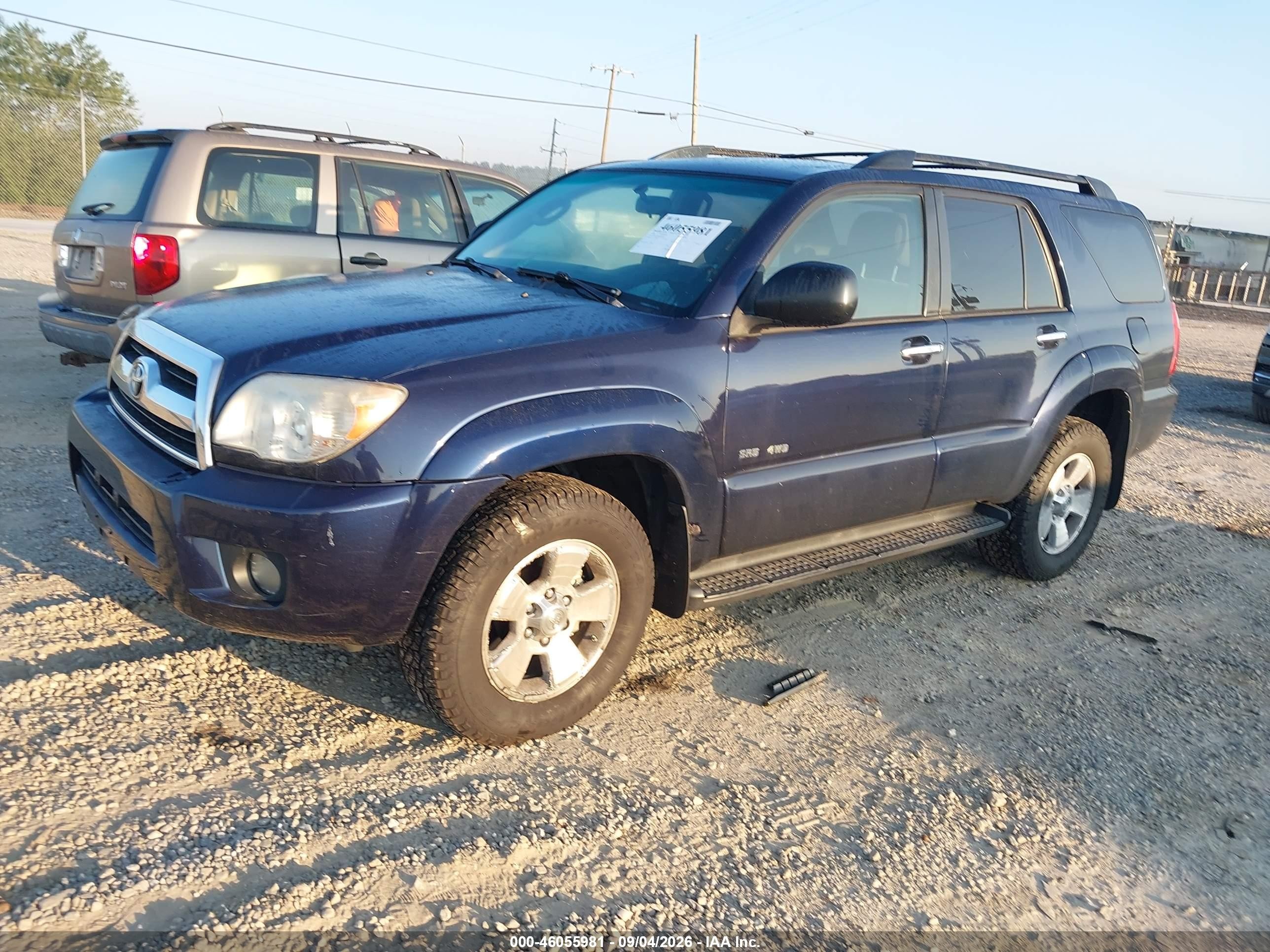 2006 Toyota 4runner Sr5 V6 Blue vin: JTEBU14R960099062