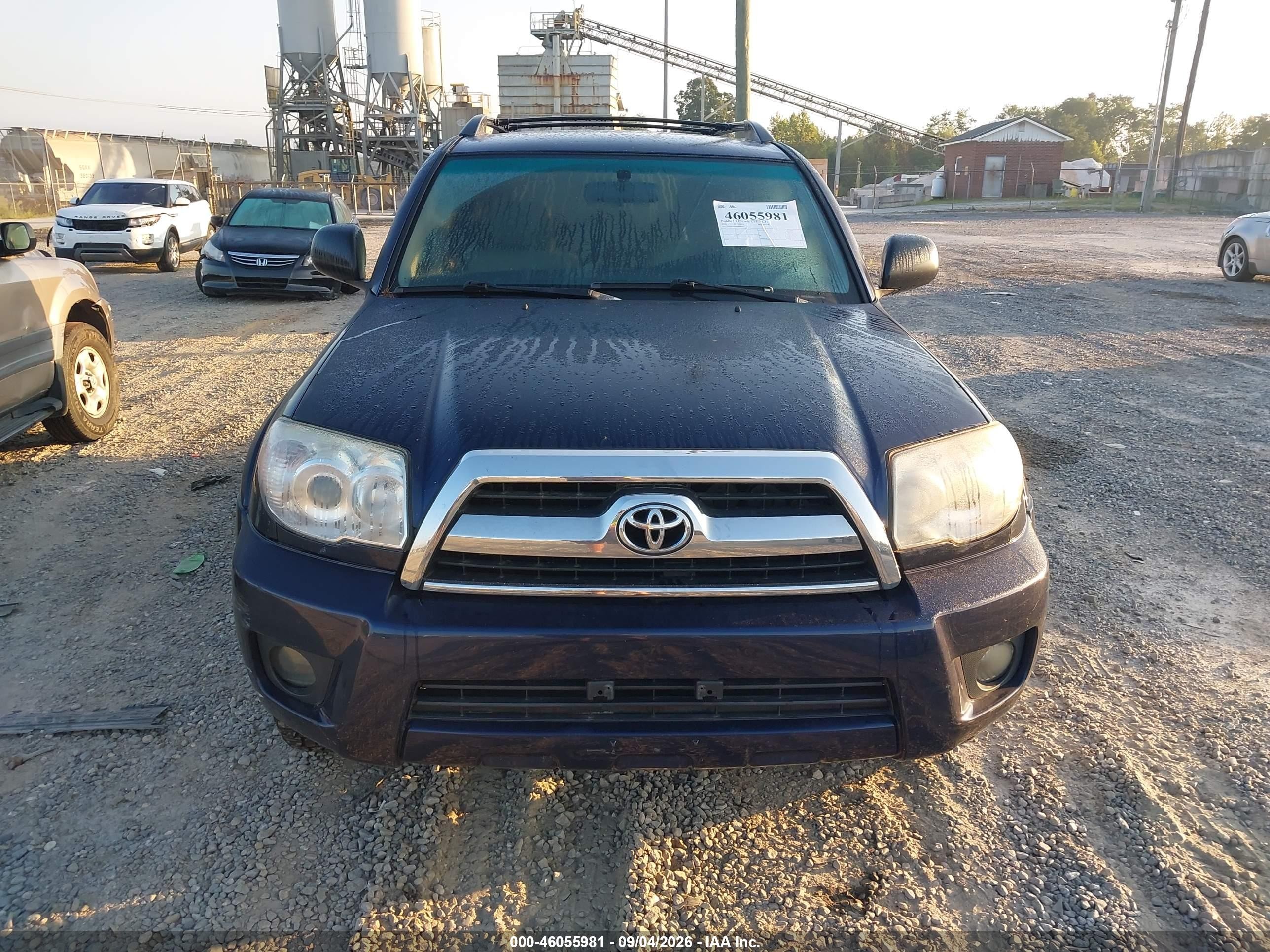 2006 Toyota 4runner Sr5 V6 Blue vin: JTEBU14R960099062