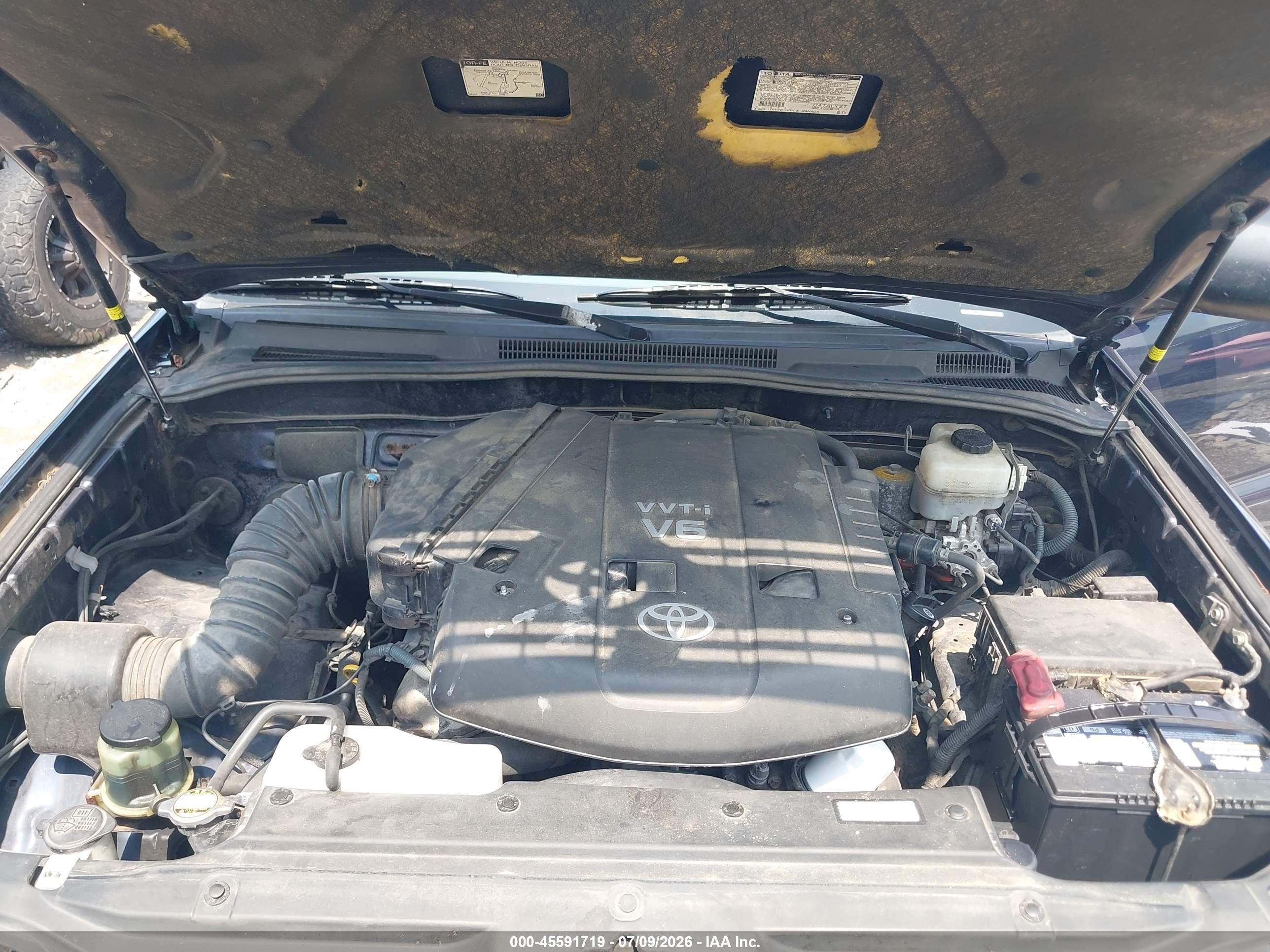 2006 Toyota 4runner Sr5 V6 Blue vin: JTEBU14R968069626