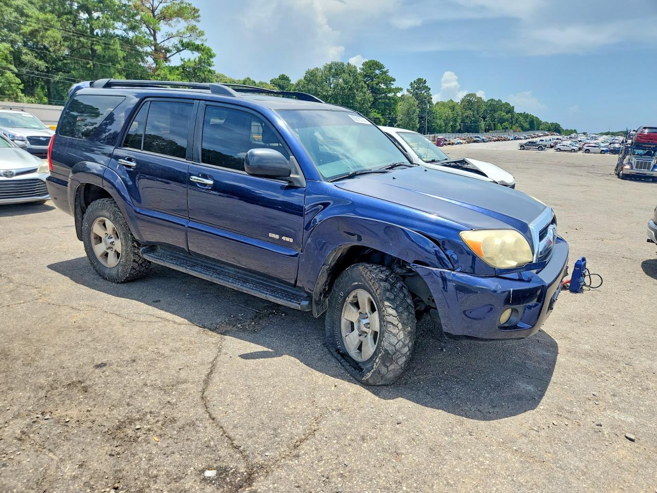 2006 Toyota 4runner Sr5 Синий vin: JTEBU14R968072980