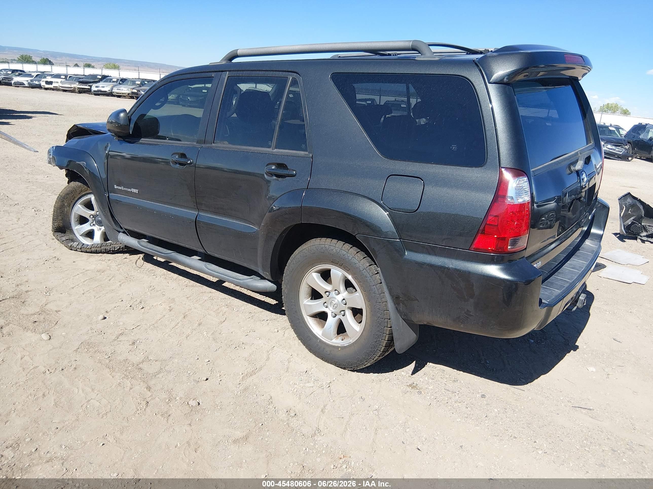 2007 Toyota 4runner Sr5 Sport Black vin: JTEBU14R978087481