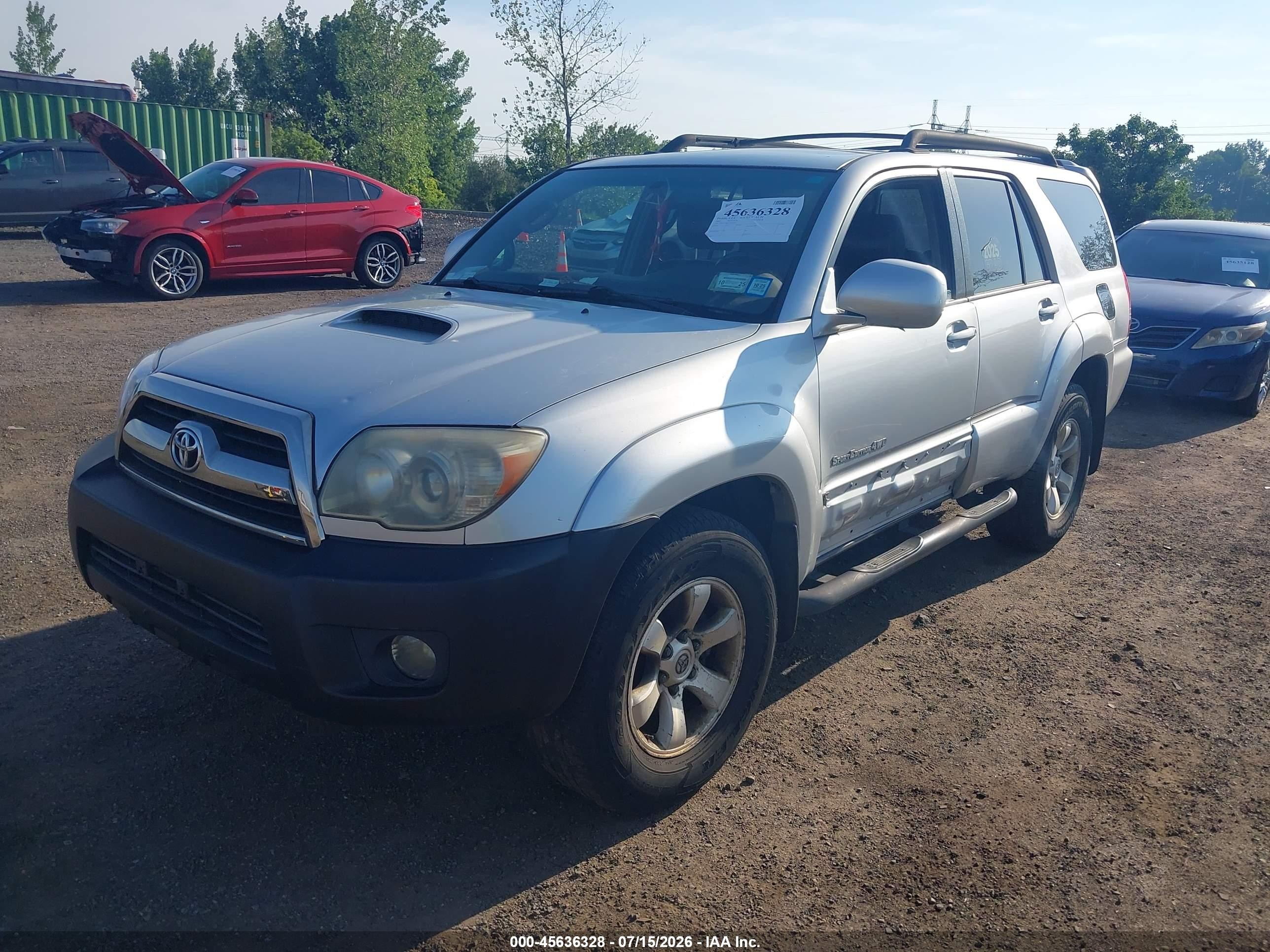 2007 Toyota 4runner Sr5 Sport Серебряный vin: JTEBU14R978105042