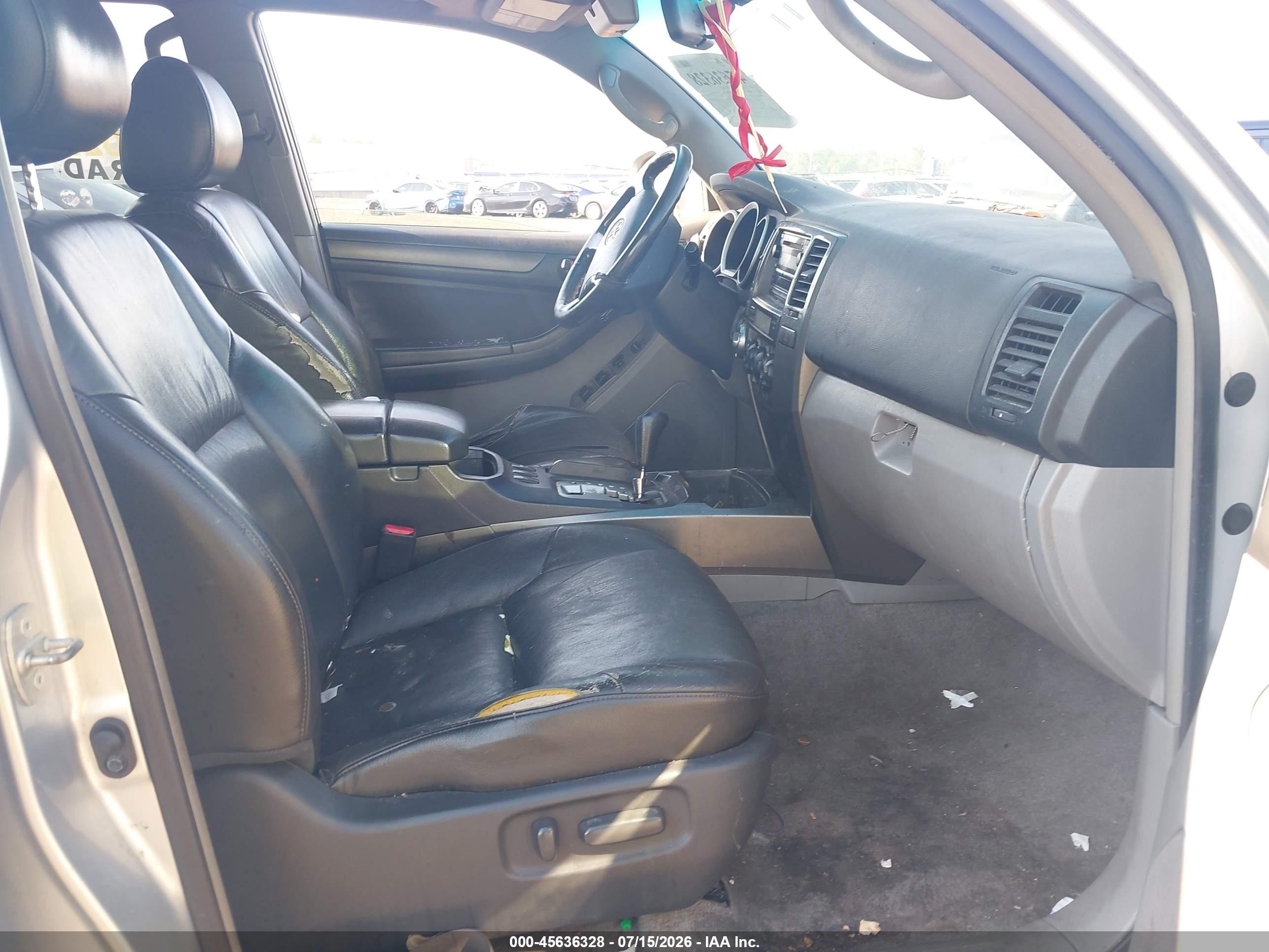 2007 Toyota 4runner Sr5 Sport Серебряный vin: JTEBU14R978105042