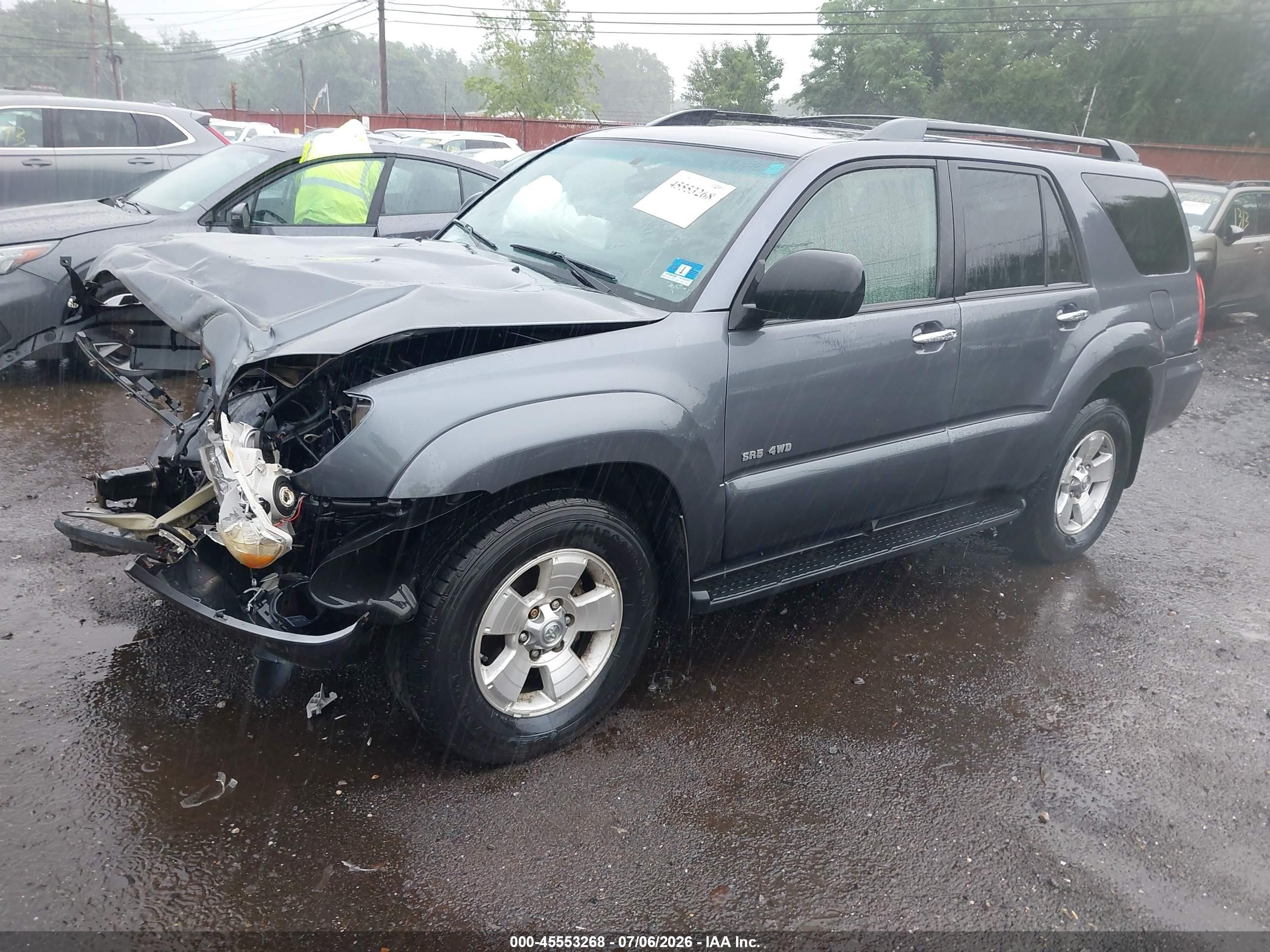 2008 Toyota 4runner Sr5 V6 Gray vin: JTEBU14R980131639