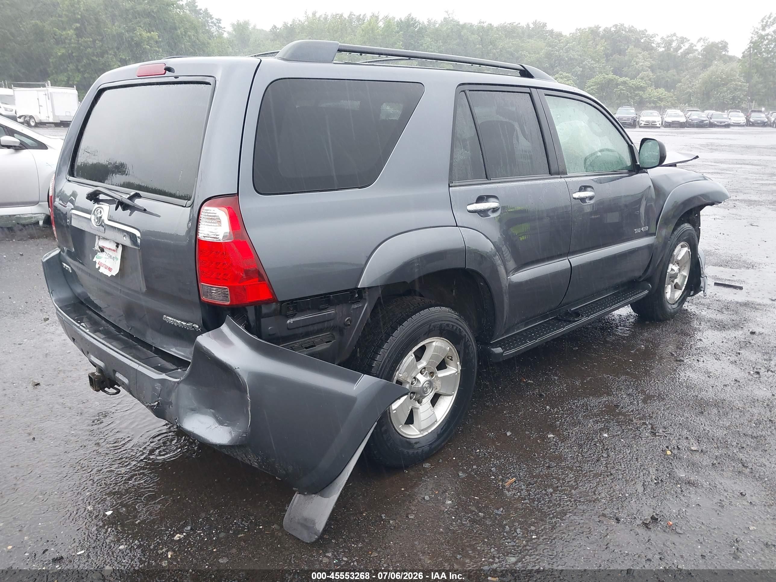 2008 Toyota 4runner Sr5 V6 Gray vin: JTEBU14R980131639