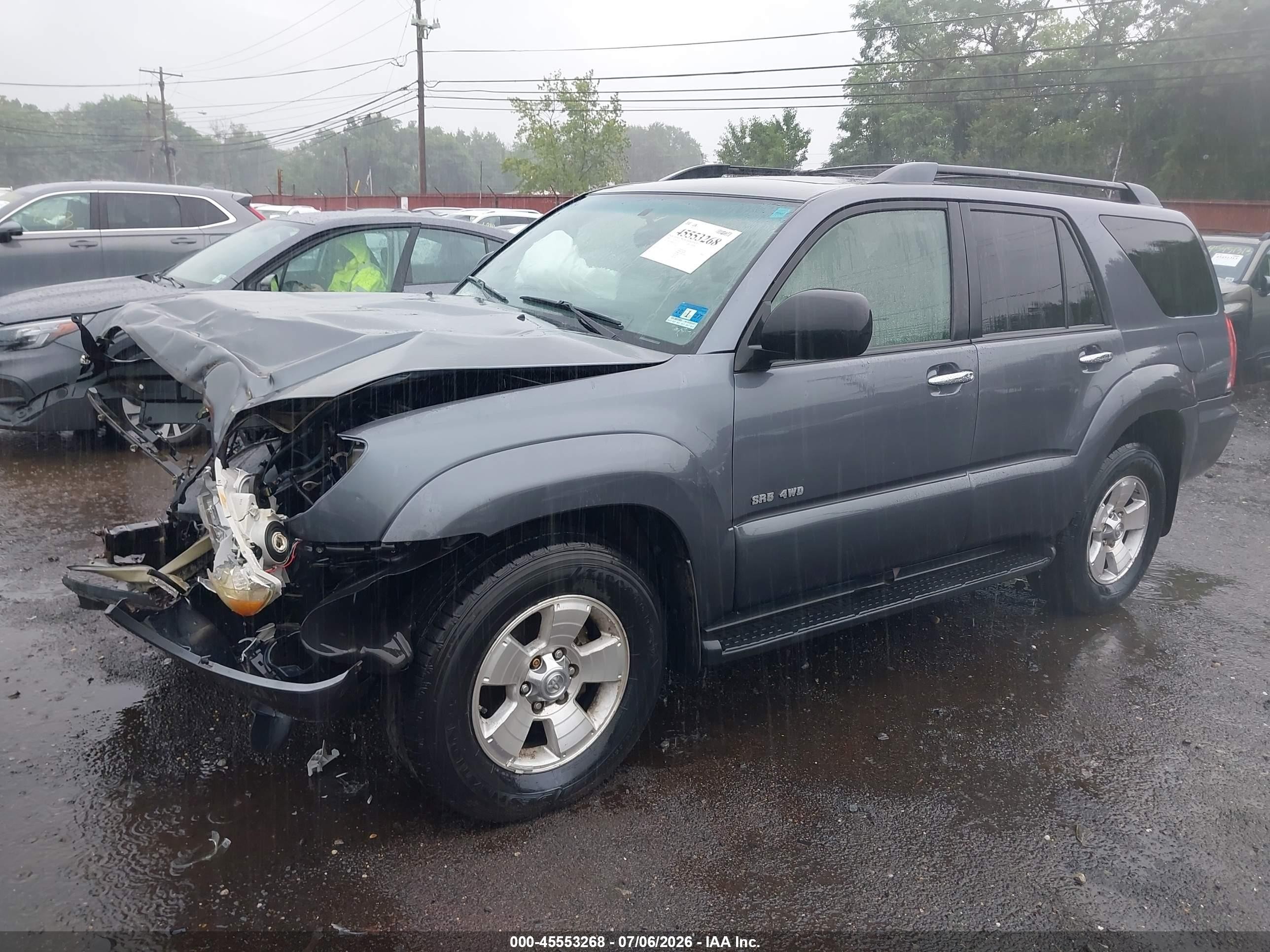2008 Toyota 4runner Sr5 V6 Gray vin: JTEBU14R980131639