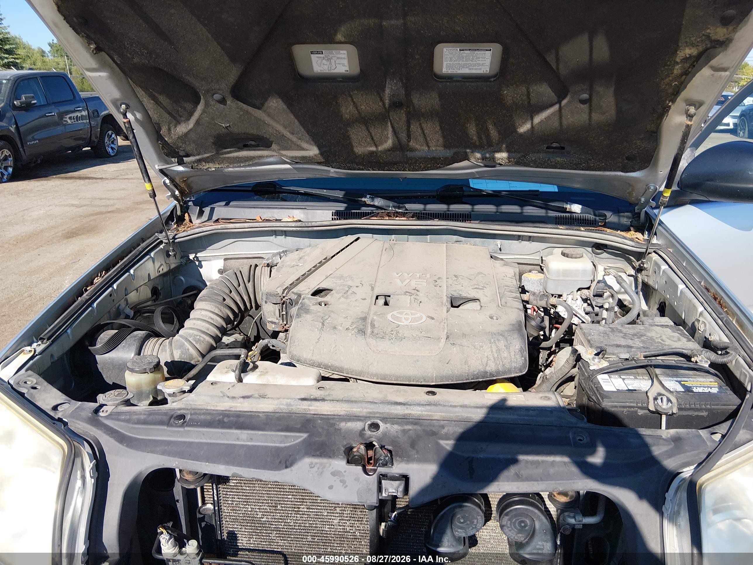 2008 Toyota 4runner Sr5 V6 Серебряный vin: JTEBU14R98K013627