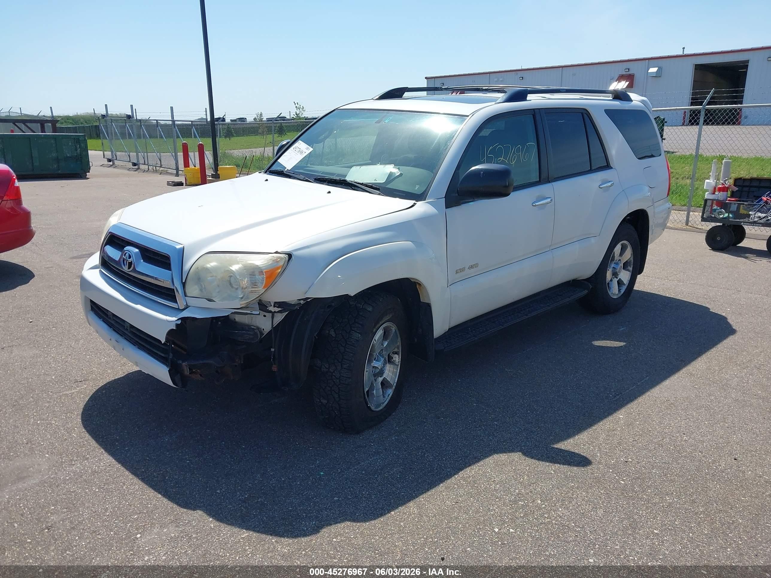 2008 Toyota 4runner Sr5 V6 White vin: JTEBU14R98K028998