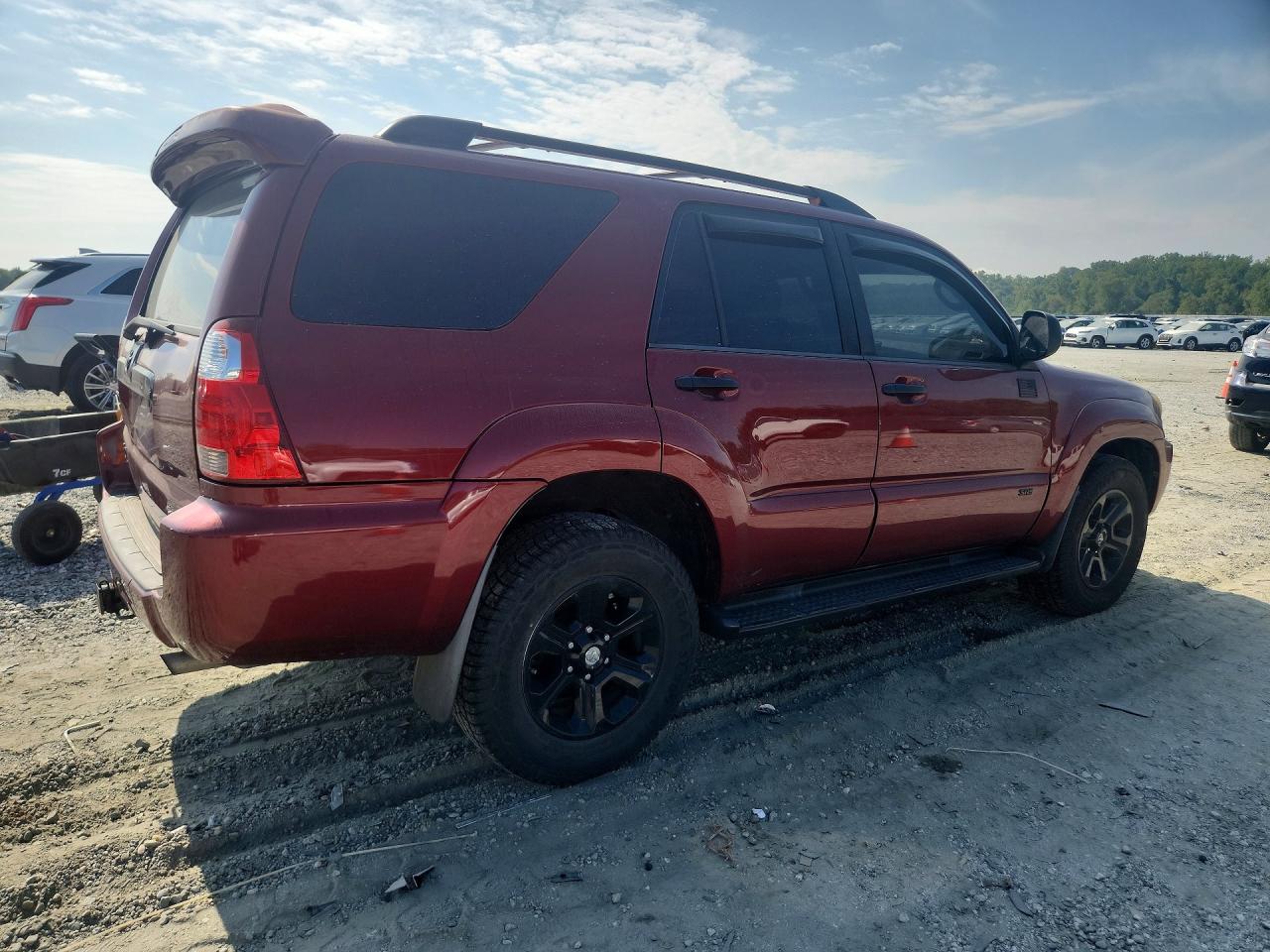 2008 Toyota 4runner Sr5 Burgundy vin: JTEBU14R98K033294