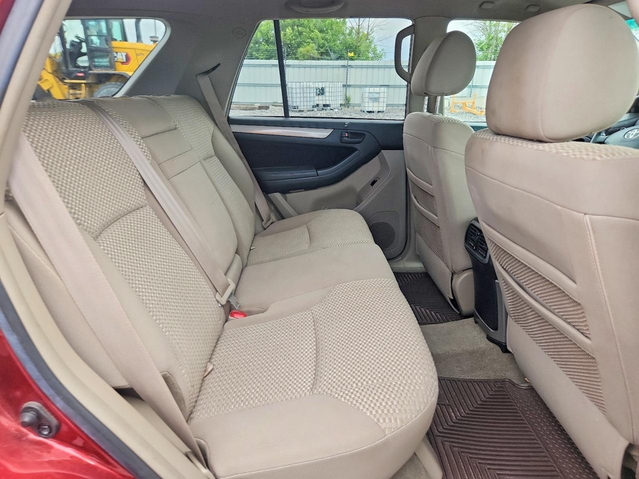 2009 Toyota 4runner Sr5 Red vin: JTEBU14R99K035807