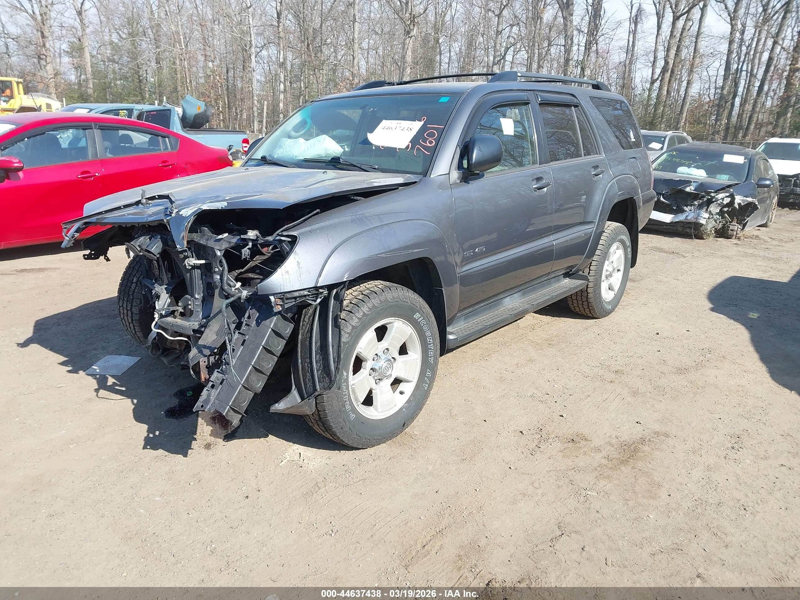 2003 Toyota 4runner Sr5 V6 Серый vin: JTEBU14RX30007601
