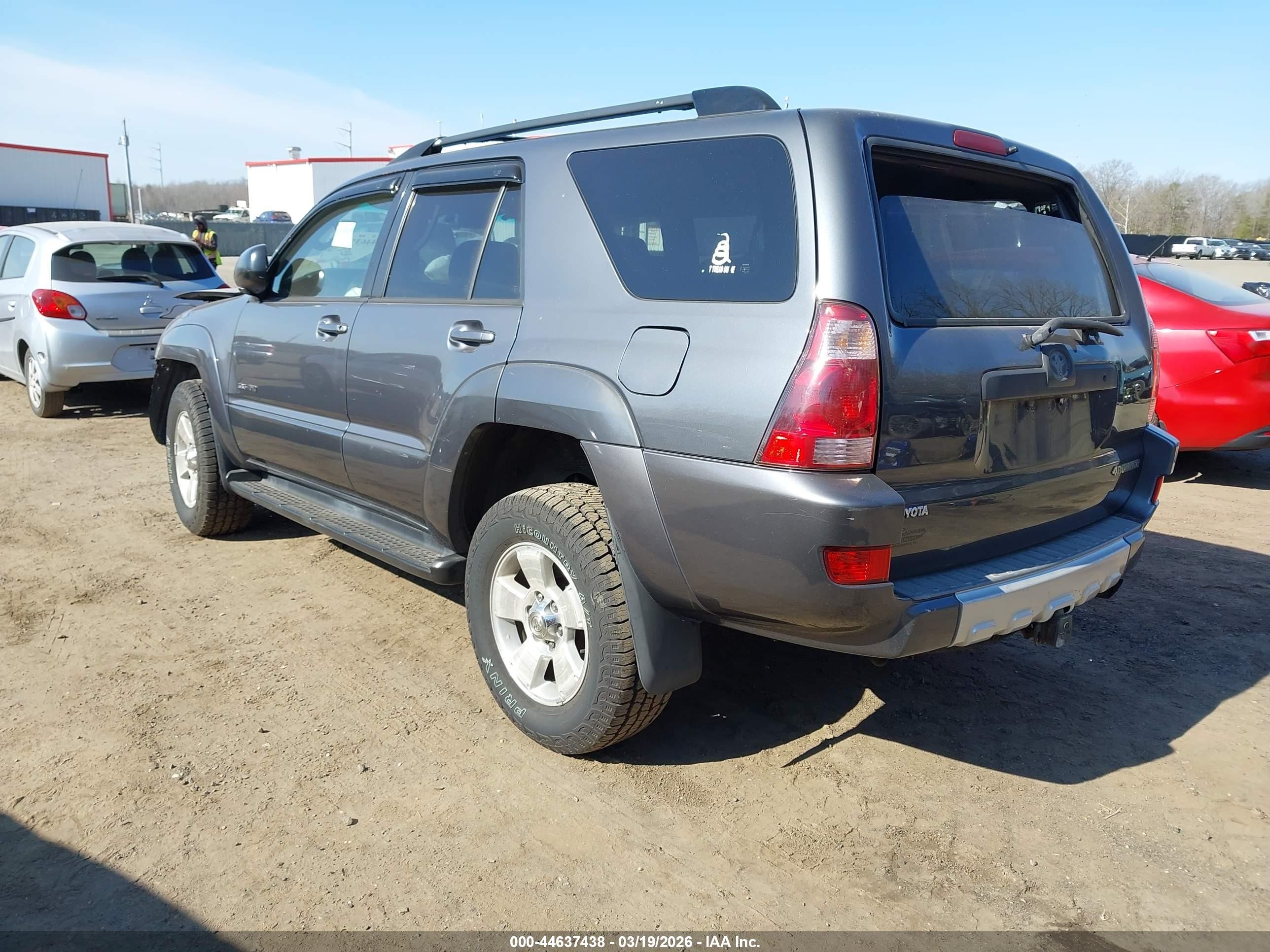 2003 Toyota 4runner Sr5 V6 Серый vin: JTEBU14RX30007601