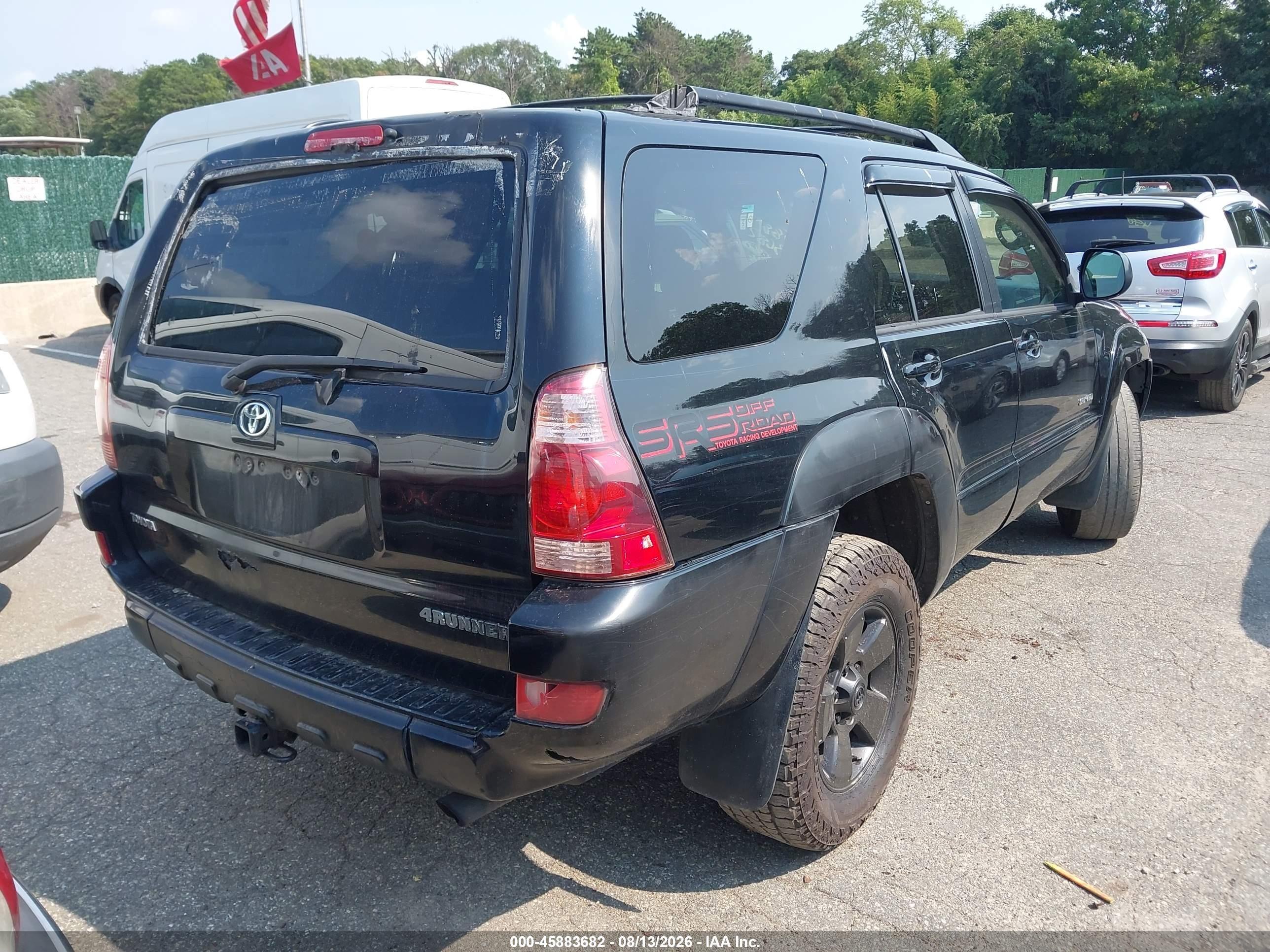 2004 Toyota 4runner Sr5 V6 Black vin: JTEBU14RX48024899