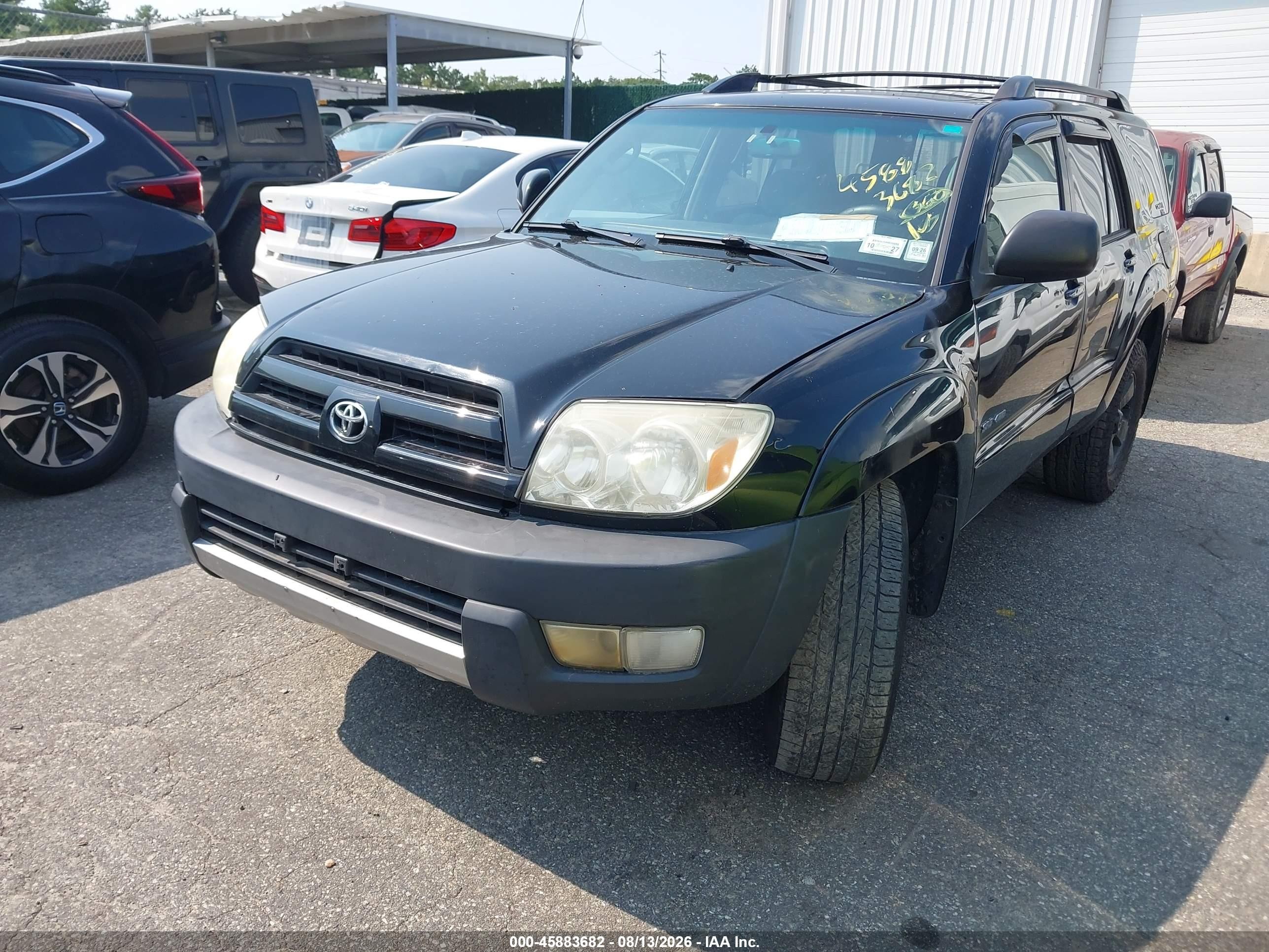2004 Toyota 4runner Sr5 V6 Black vin: JTEBU14RX48024899