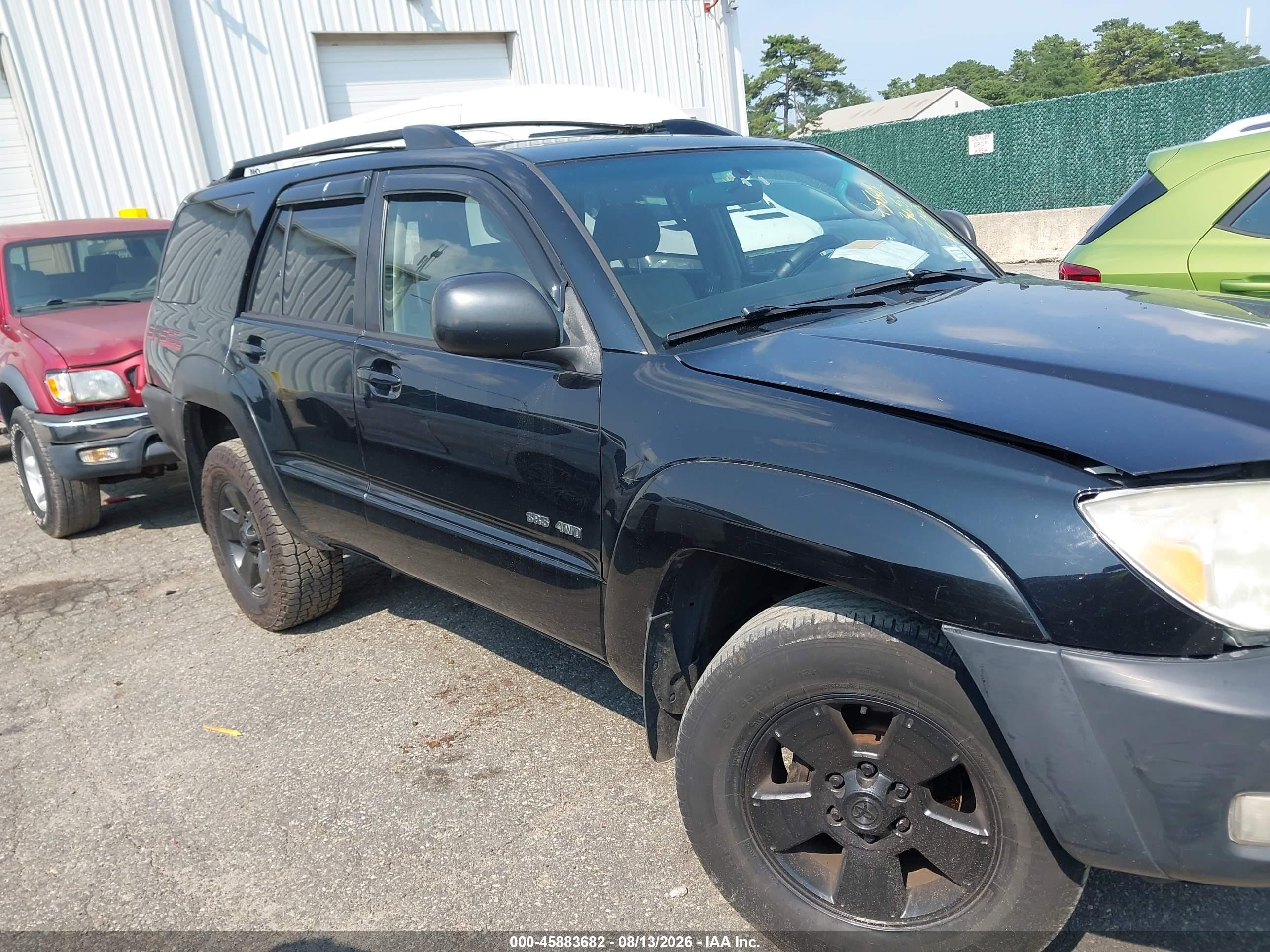2004 Toyota 4runner Sr5 V6 Black vin: JTEBU14RX48024899