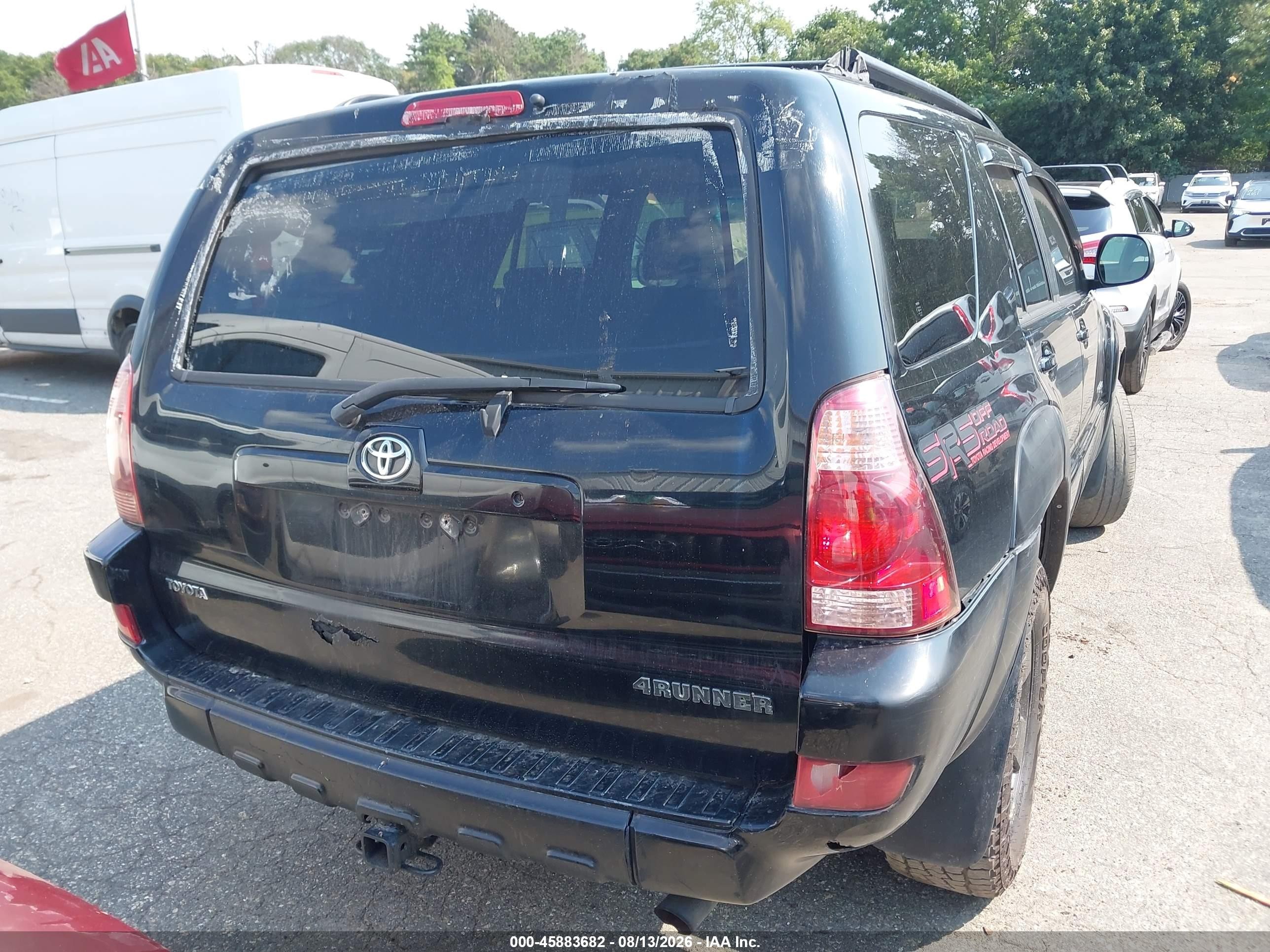 2004 Toyota 4runner Sr5 V6 Black vin: JTEBU14RX48024899