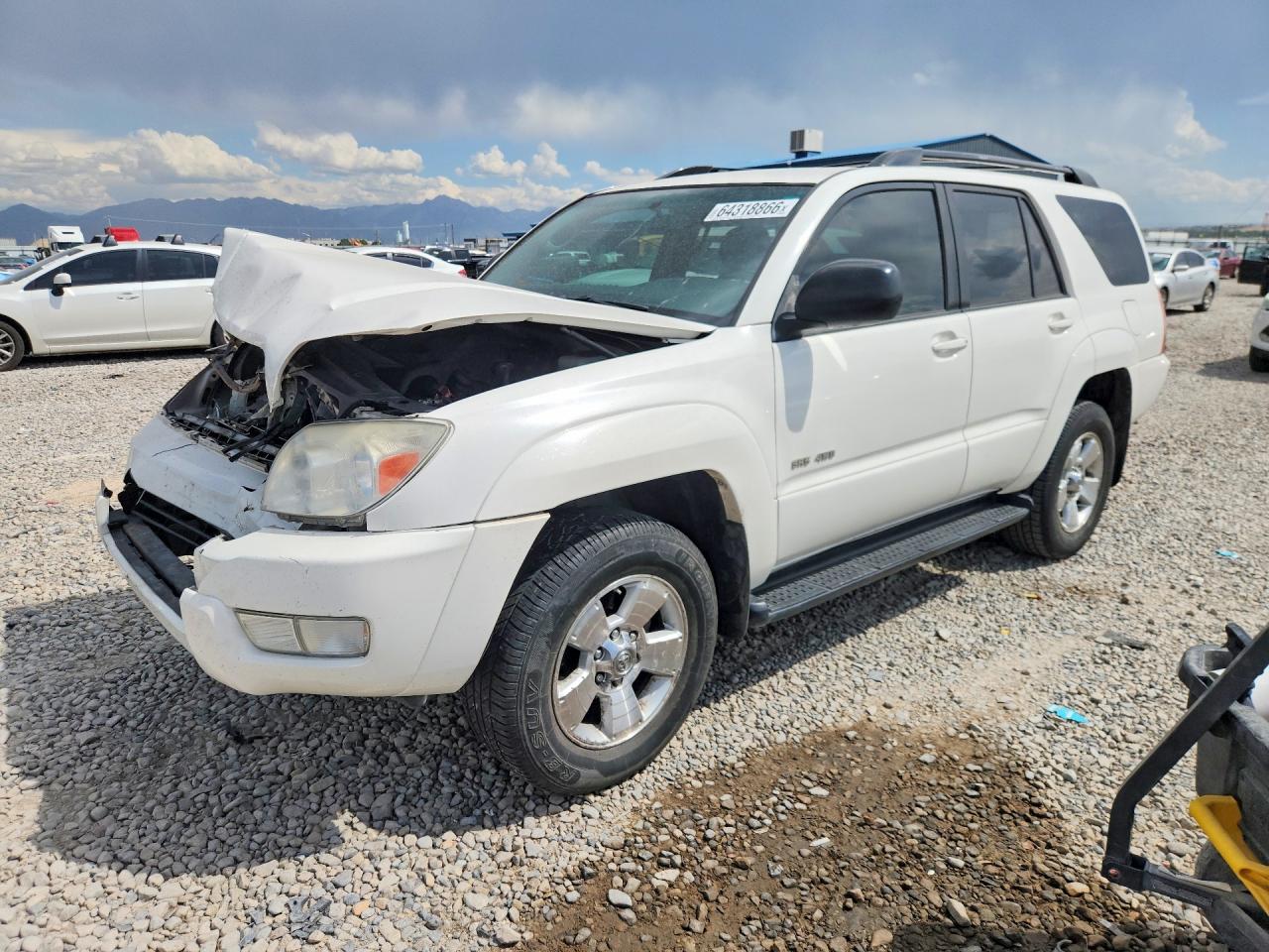 2005 Toyota 4runner Sr5 White vin: JTEBU14RX50074749