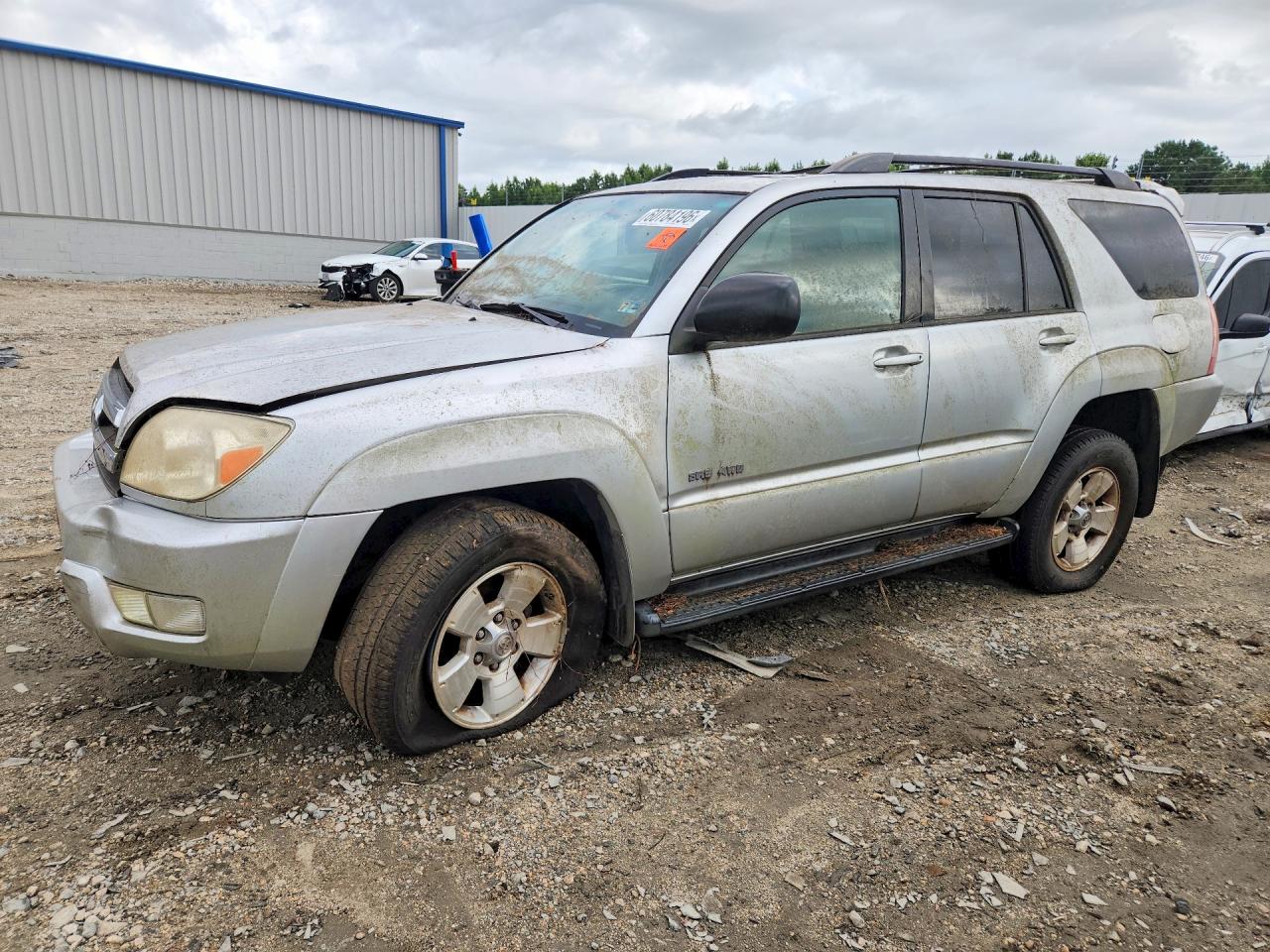 2005 Toyota 4runner Sr5 Silver vin: JTEBU14RX58041932