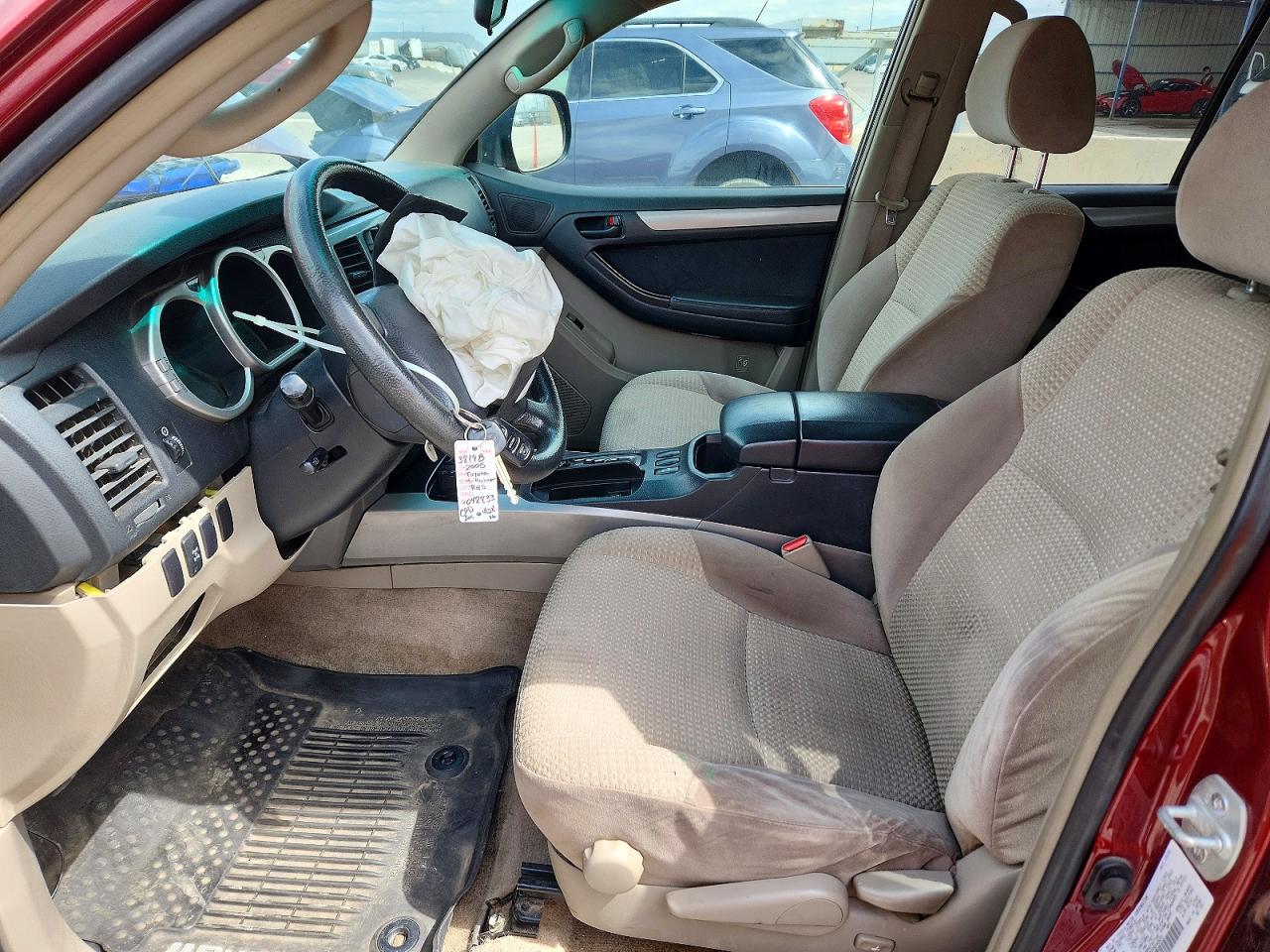 2005 Toyota 4 Runner Red vin: JTEBU14RX58048833