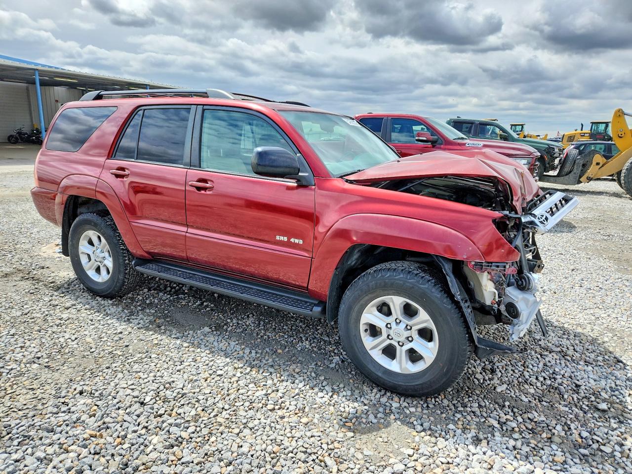 2005 Toyota 4 Runner Red vin: JTEBU14RX58048833