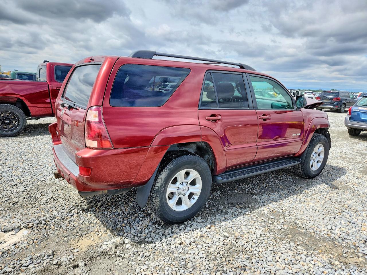 2005 Toyota 4 Runner Red vin: JTEBU14RX58048833