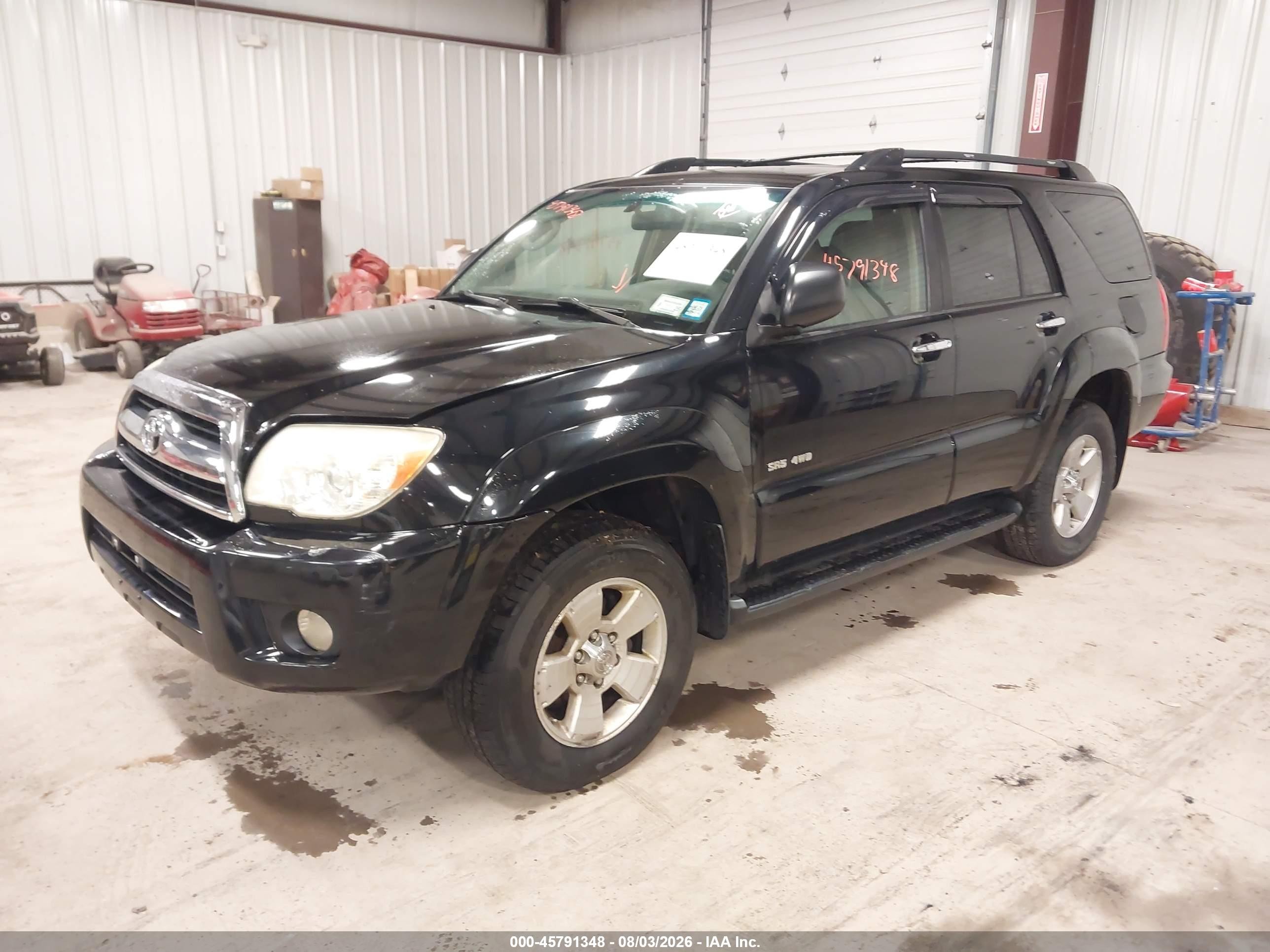 2006 Toyota 4runner Sr5 V6 Black vin: JTEBU14RX60100106
