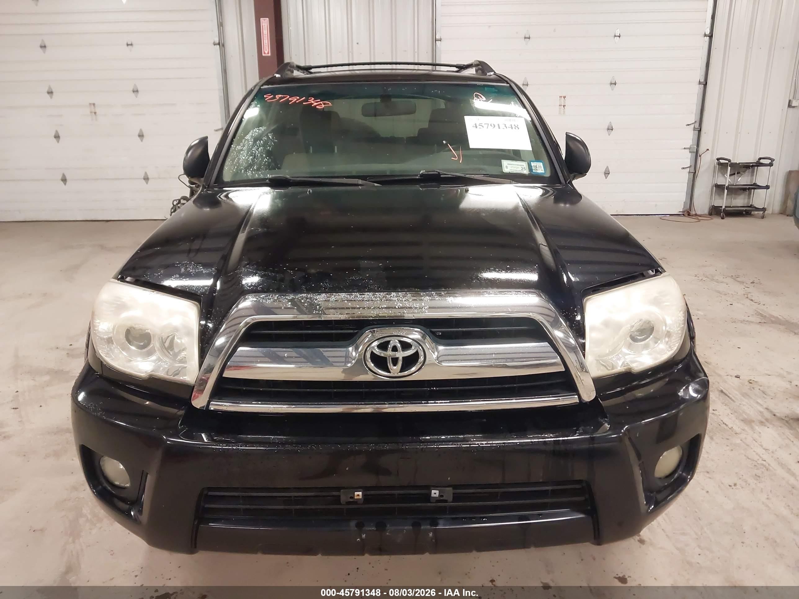 2006 Toyota 4runner Sr5 V6 Black vin: JTEBU14RX60100106