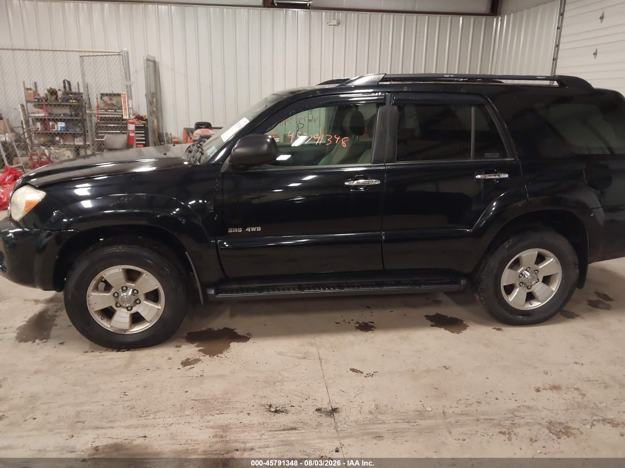 2006 Toyota 4runner Sr5 V6 Black vin: JTEBU14RX60100106