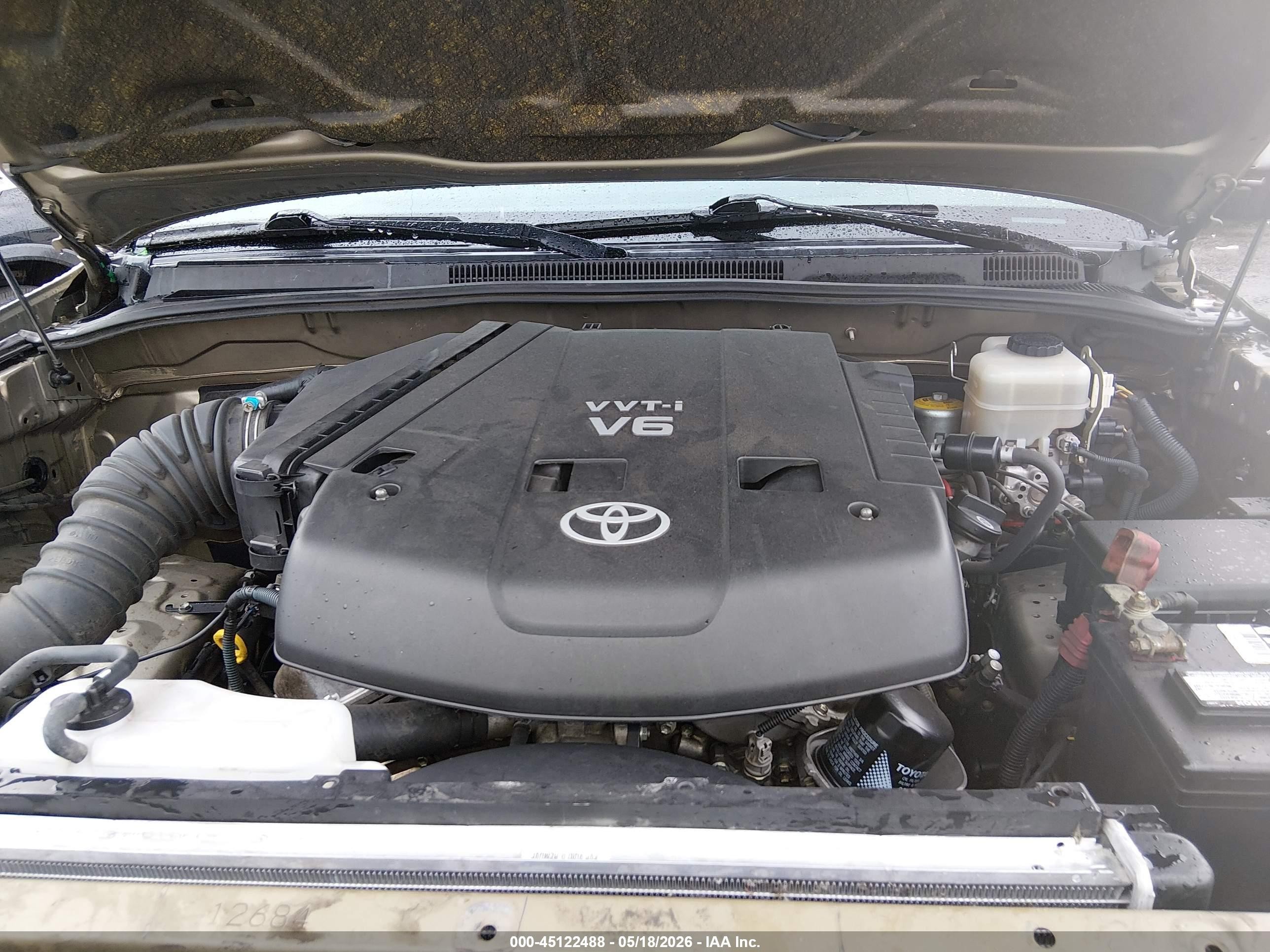 2007 Toyota 4runner Sr5 V6 Gold vin: JTEBU14RX78096867
