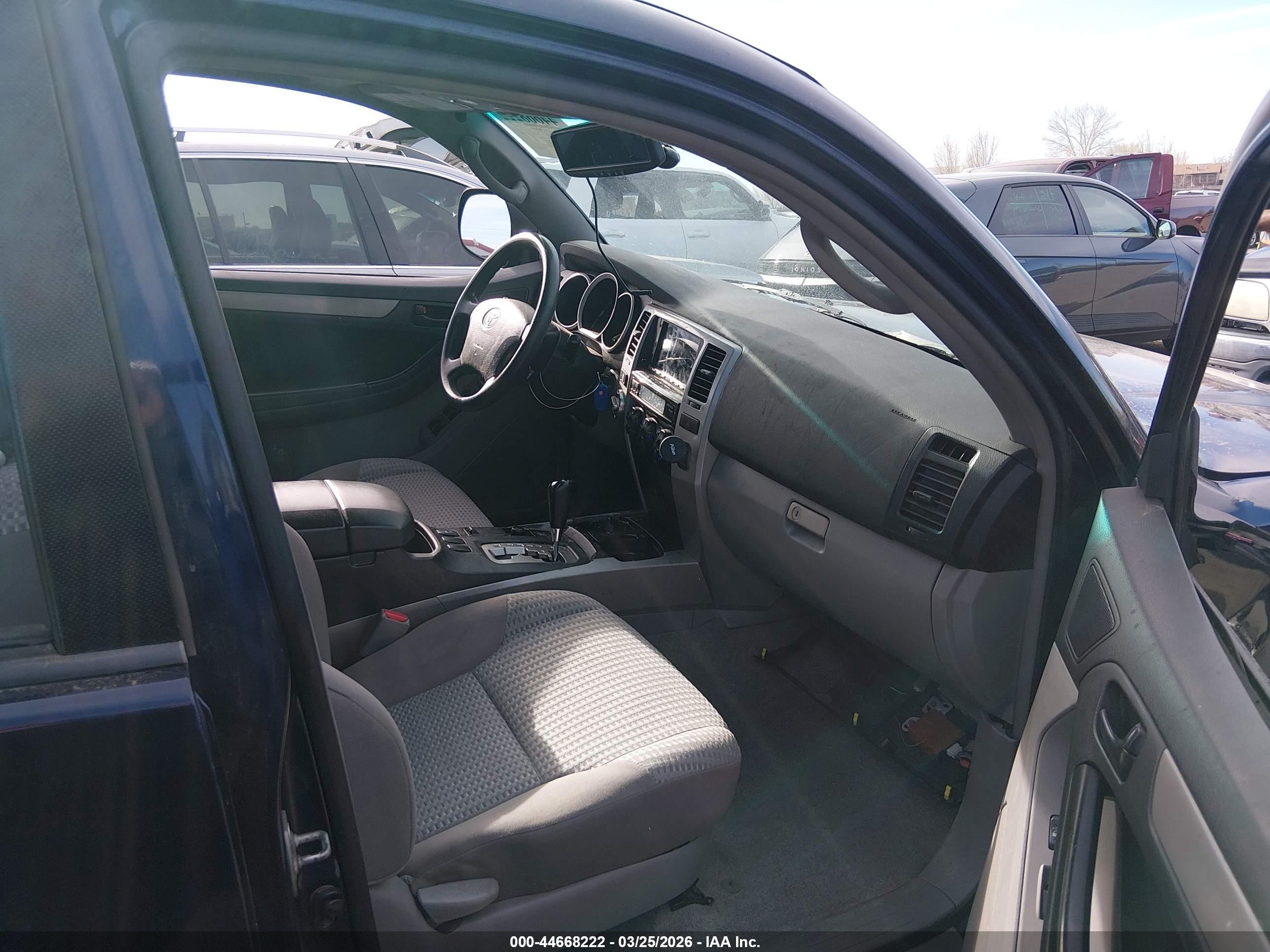 2007 Toyota 4runner Sr5 V6 Dark Blue vin: JTEBU14RX78098568