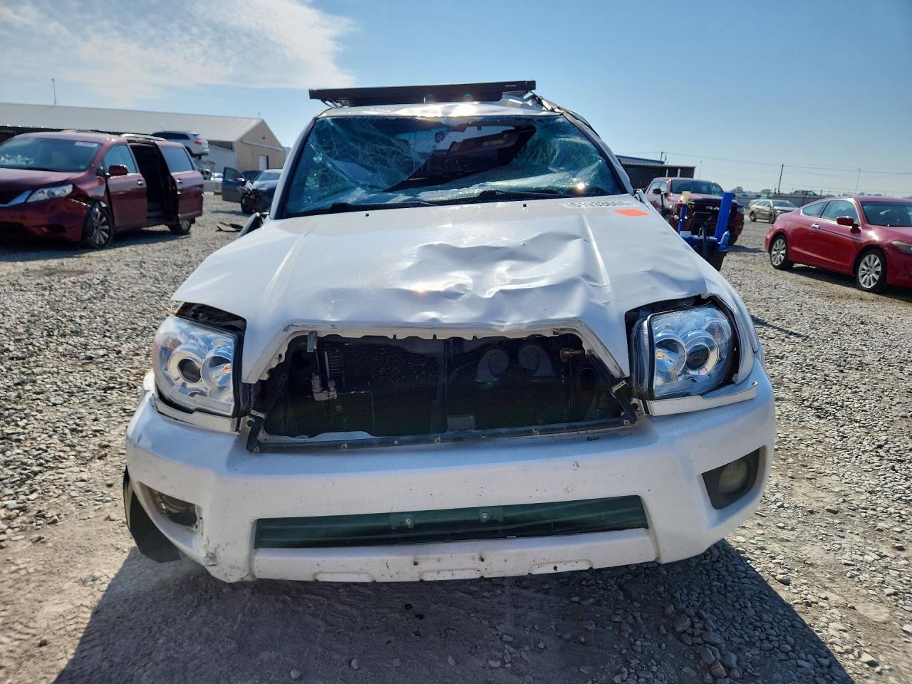 2008 Toyota 4runner Sr5 White vin: JTEBU14RX8K013944