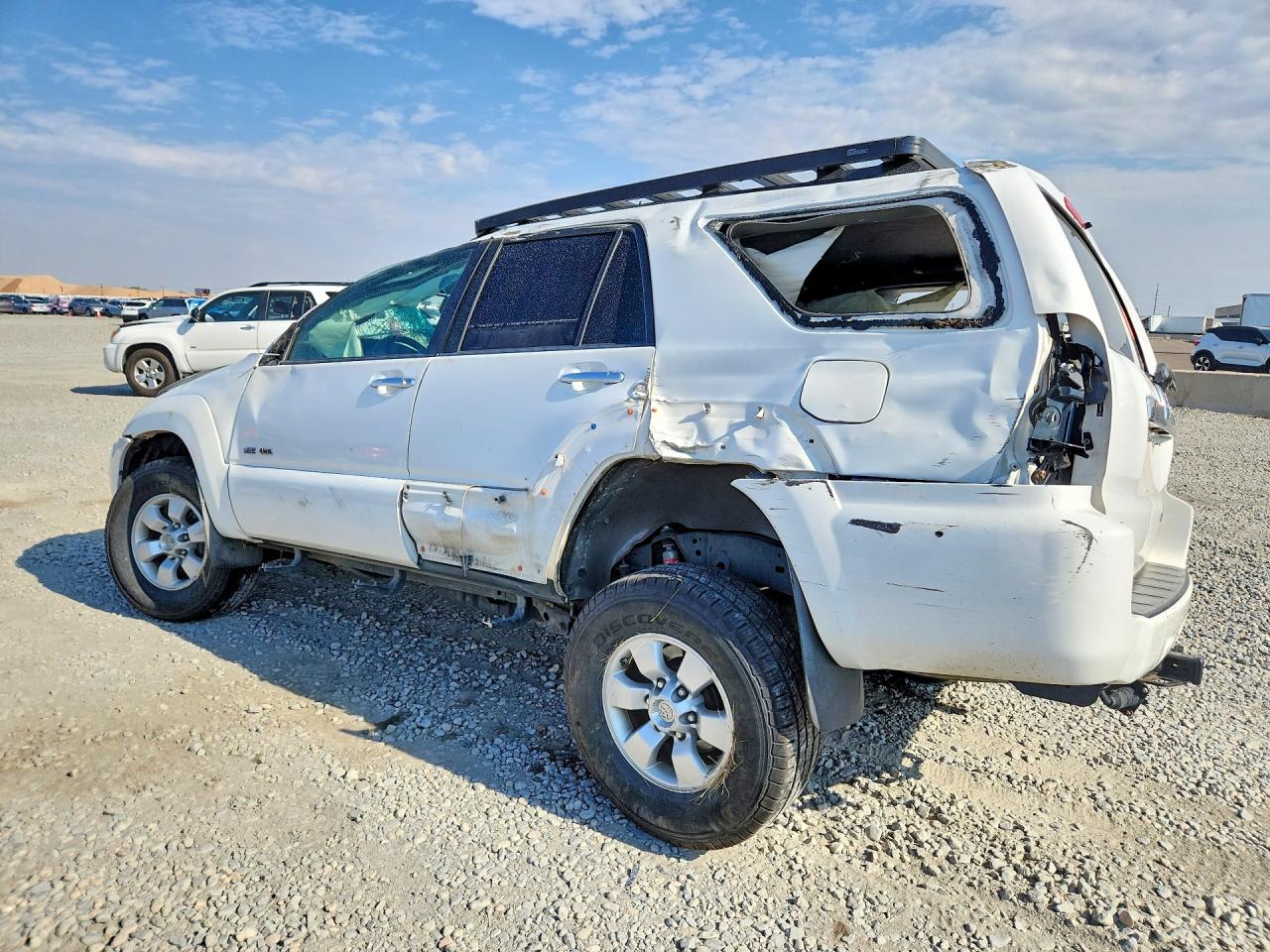 2008 Toyota 4runner Sr5 White vin: JTEBU14RX8K013944