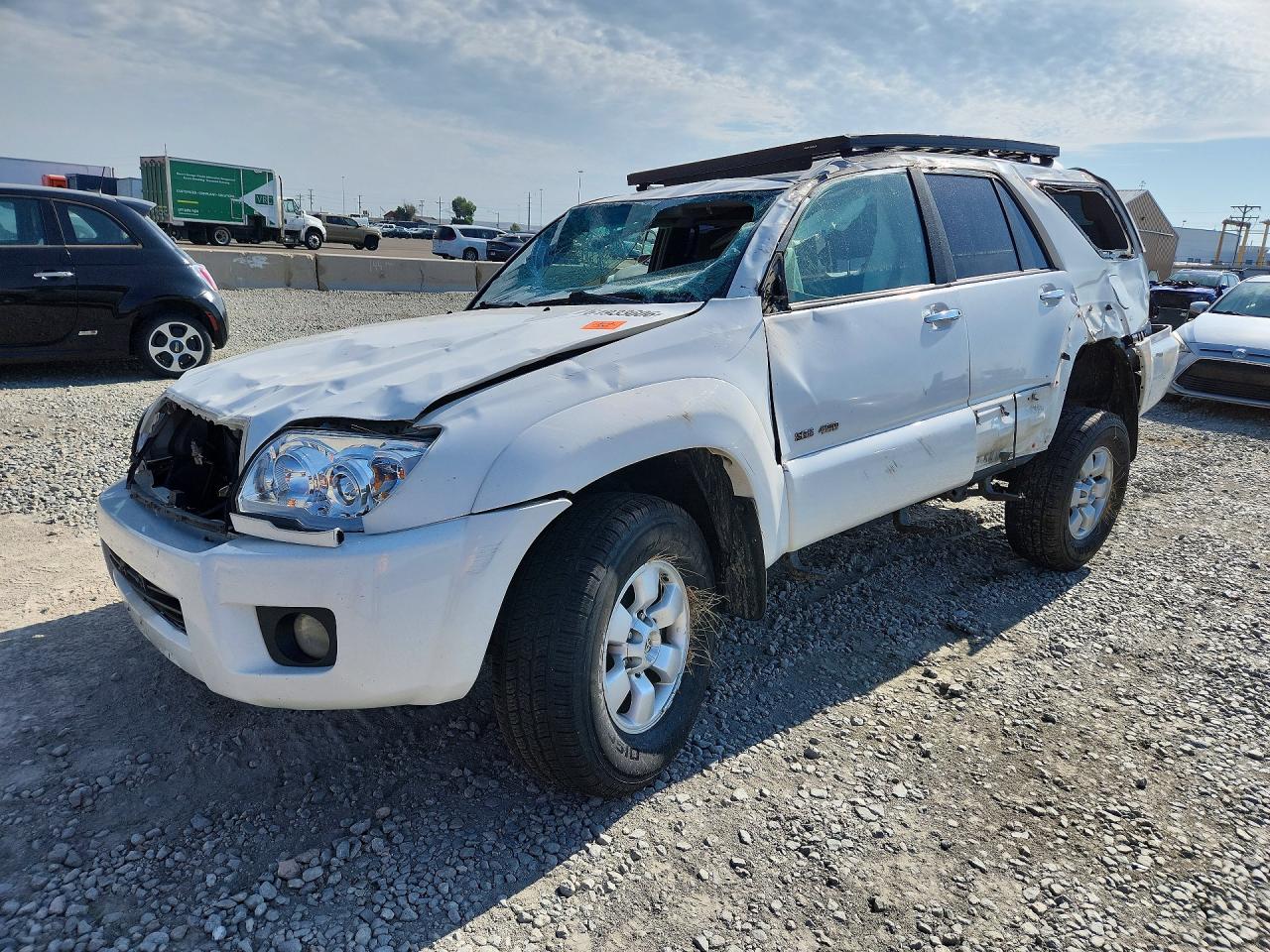 2008 Toyota 4runner Sr5 White vin: JTEBU14RX8K013944