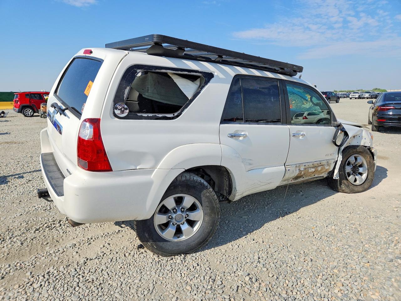 2008 Toyota 4runner Sr5 White vin: JTEBU14RX8K013944