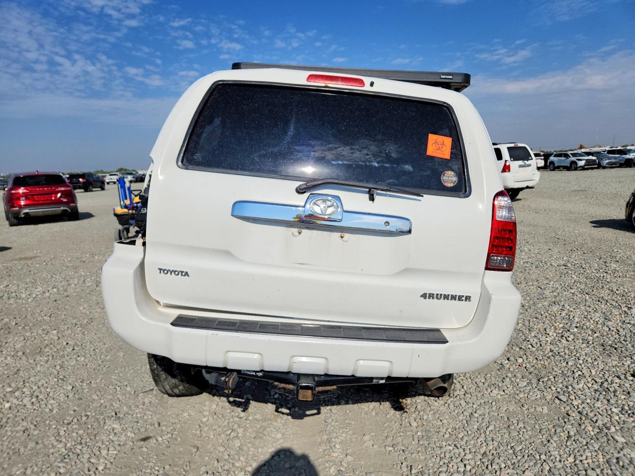 2008 Toyota 4runner Sr5 White vin: JTEBU14RX8K013944