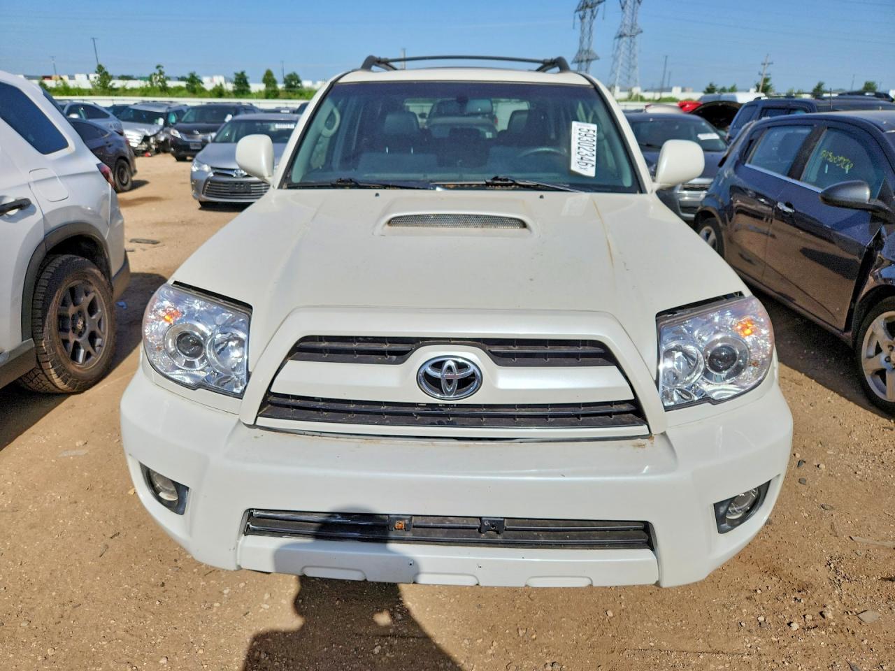 2008 Toyota 4runner Sport Edition White vin: JTEBU14RX8K022983