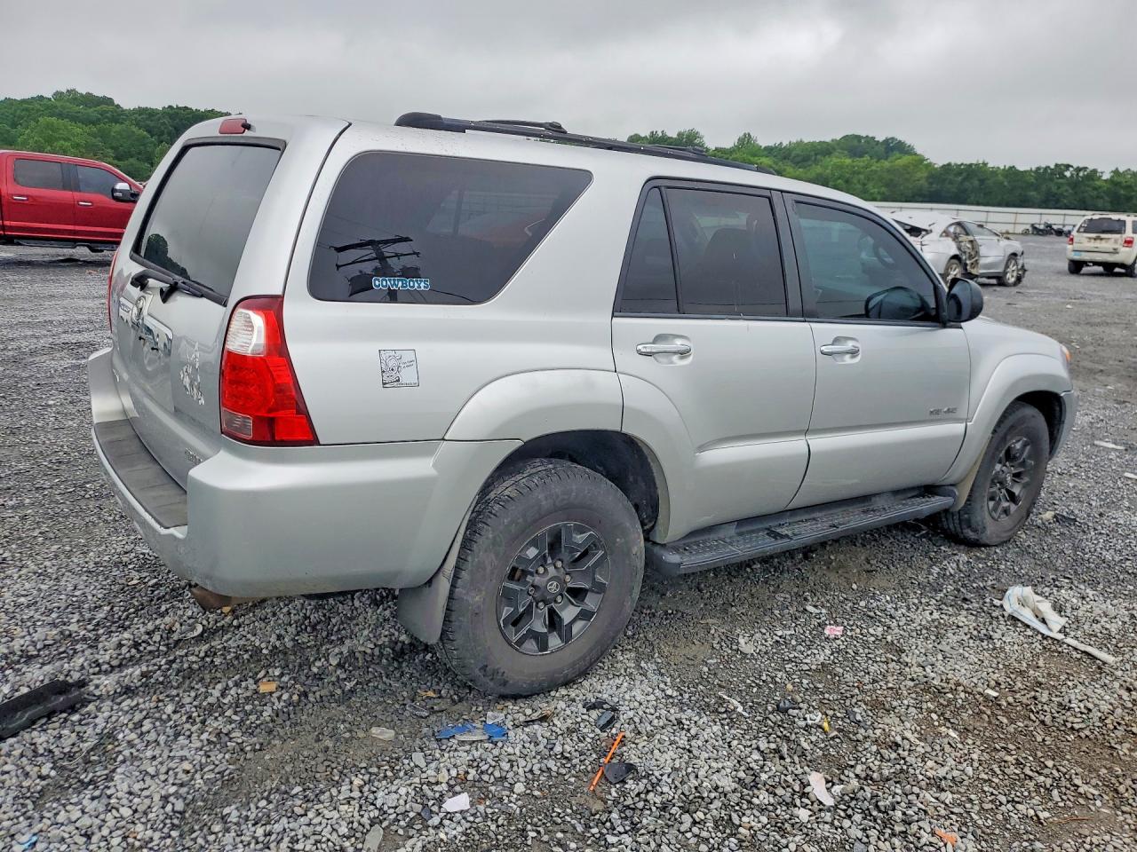 2008 Toyota 4runner Sr5 Silver vin: JTEBU14RX8K023258