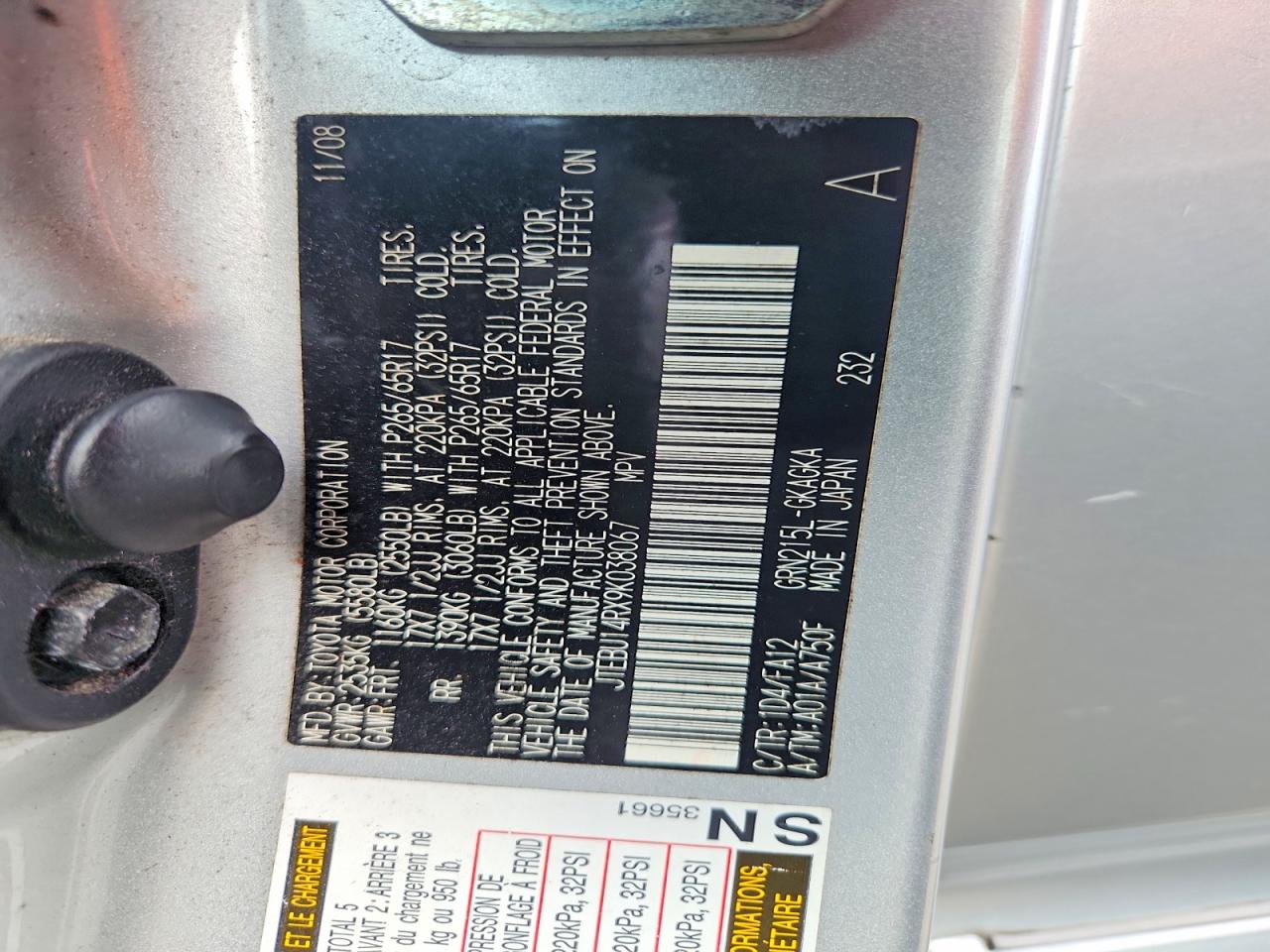 2009 Toyota 4runner Sr5 Серебряный vin: JTEBU14RX9K038067