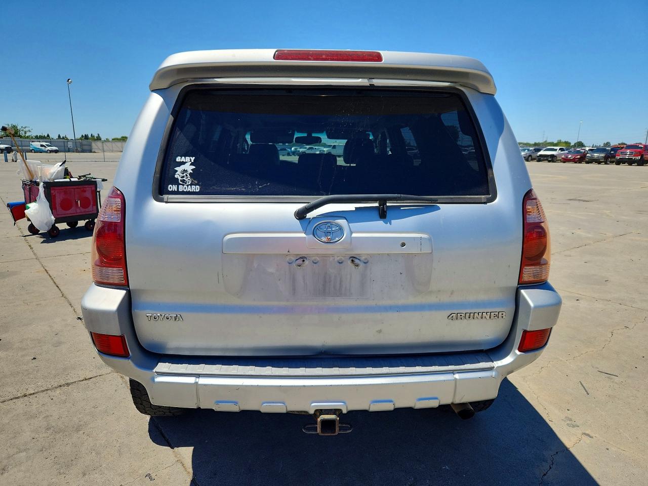 2004 Toyota 4runner Limited Серебряный vin: JTEBU17R040050356