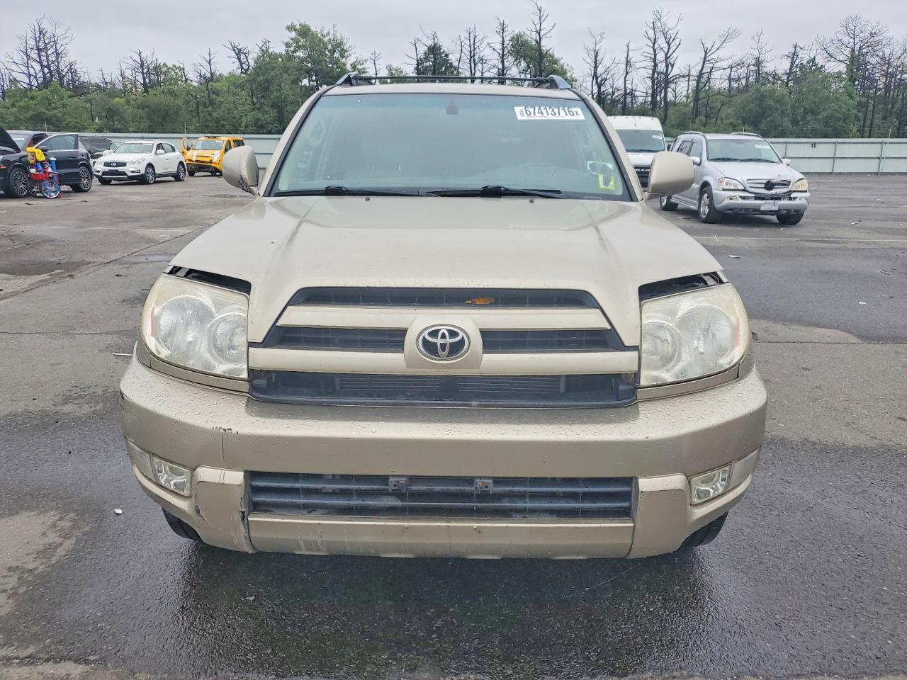 2005 Toyota 4runner Limited Tan vin: JTEBU17R058037187