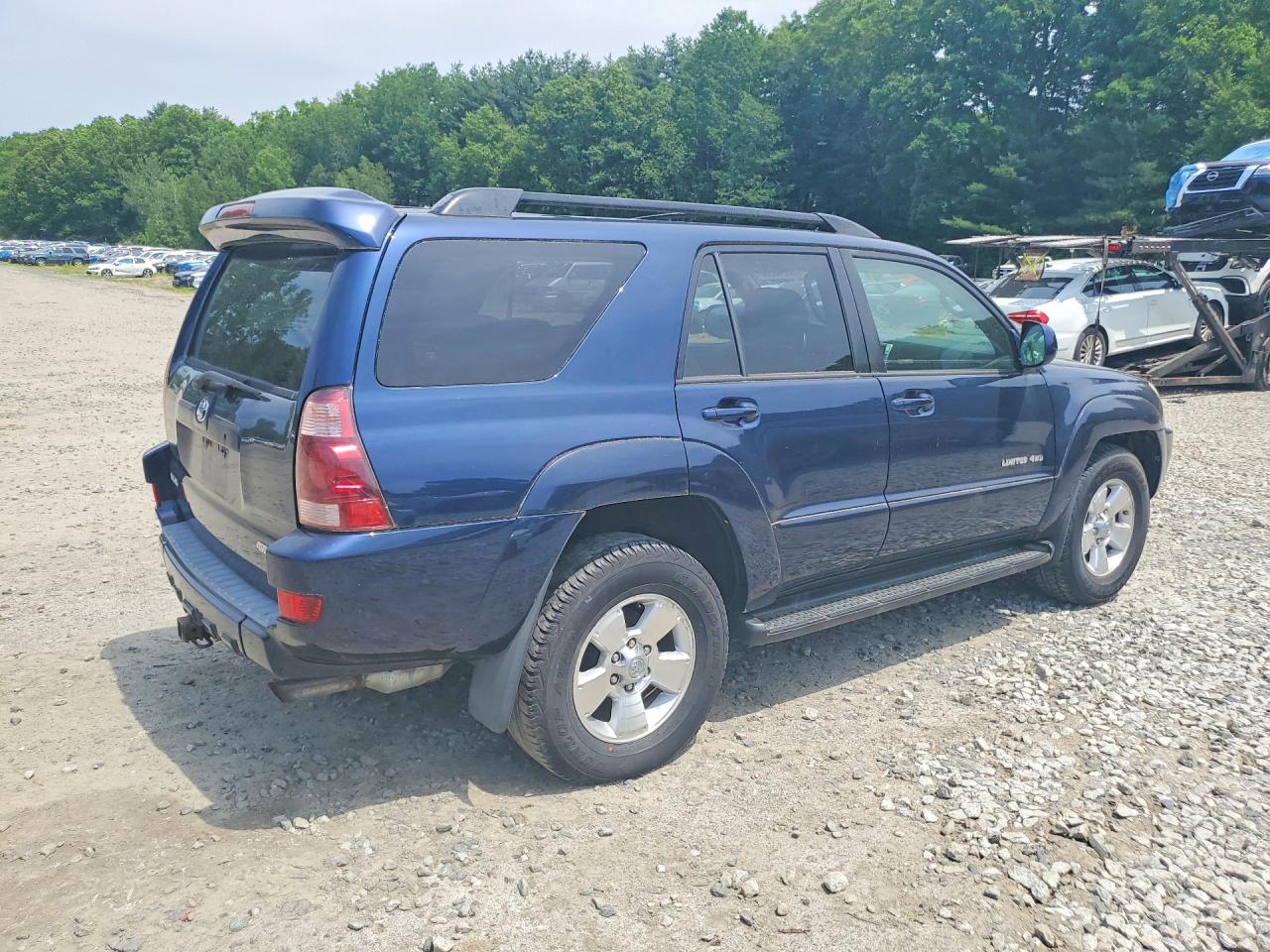 2005 Toyota 4runner Limited Blue vin: JTEBU17R058039134