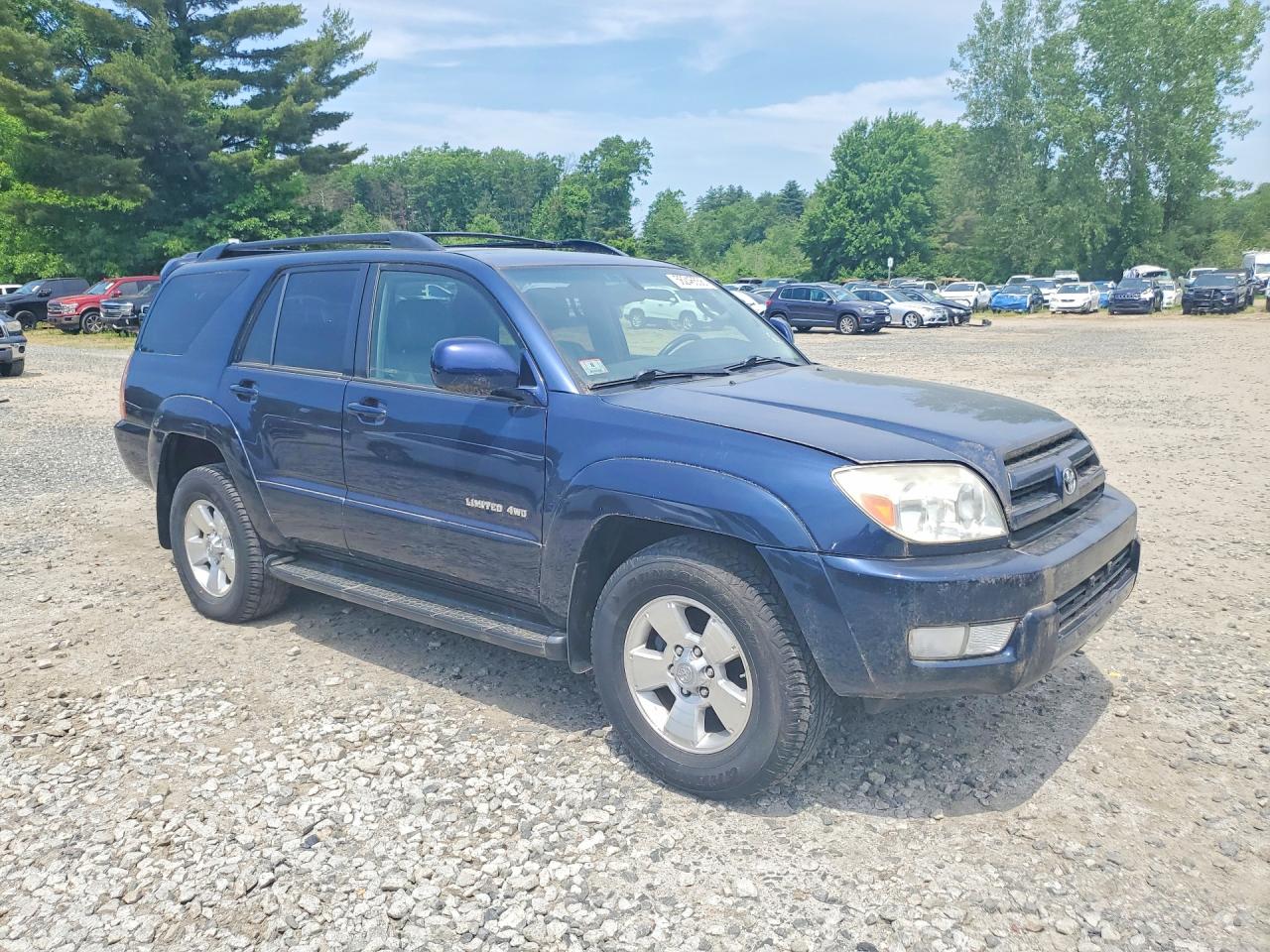 2005 Toyota 4runner Limited Blue vin: JTEBU17R058039134