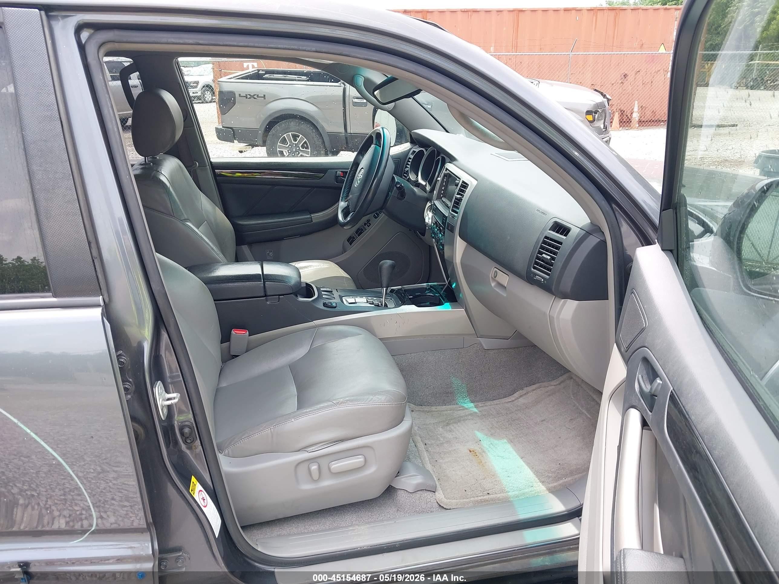 2007 Toyota 4runner Limited V6 Silver vin: JTEBU17R078094430