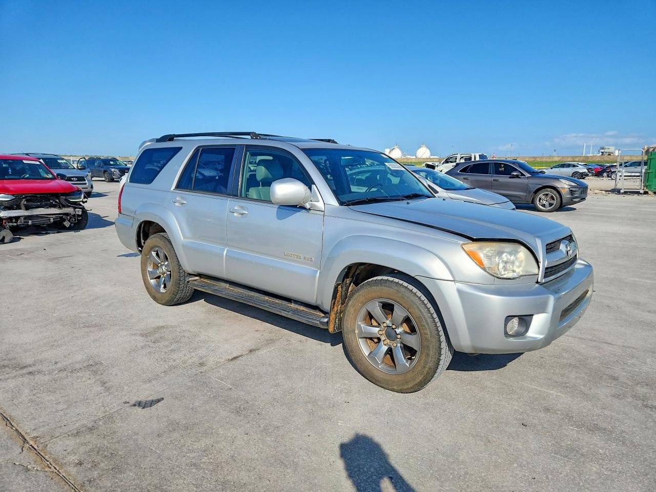 2008 Toyota 4runner Limited Silver vin: JTEBU17R08K032126
