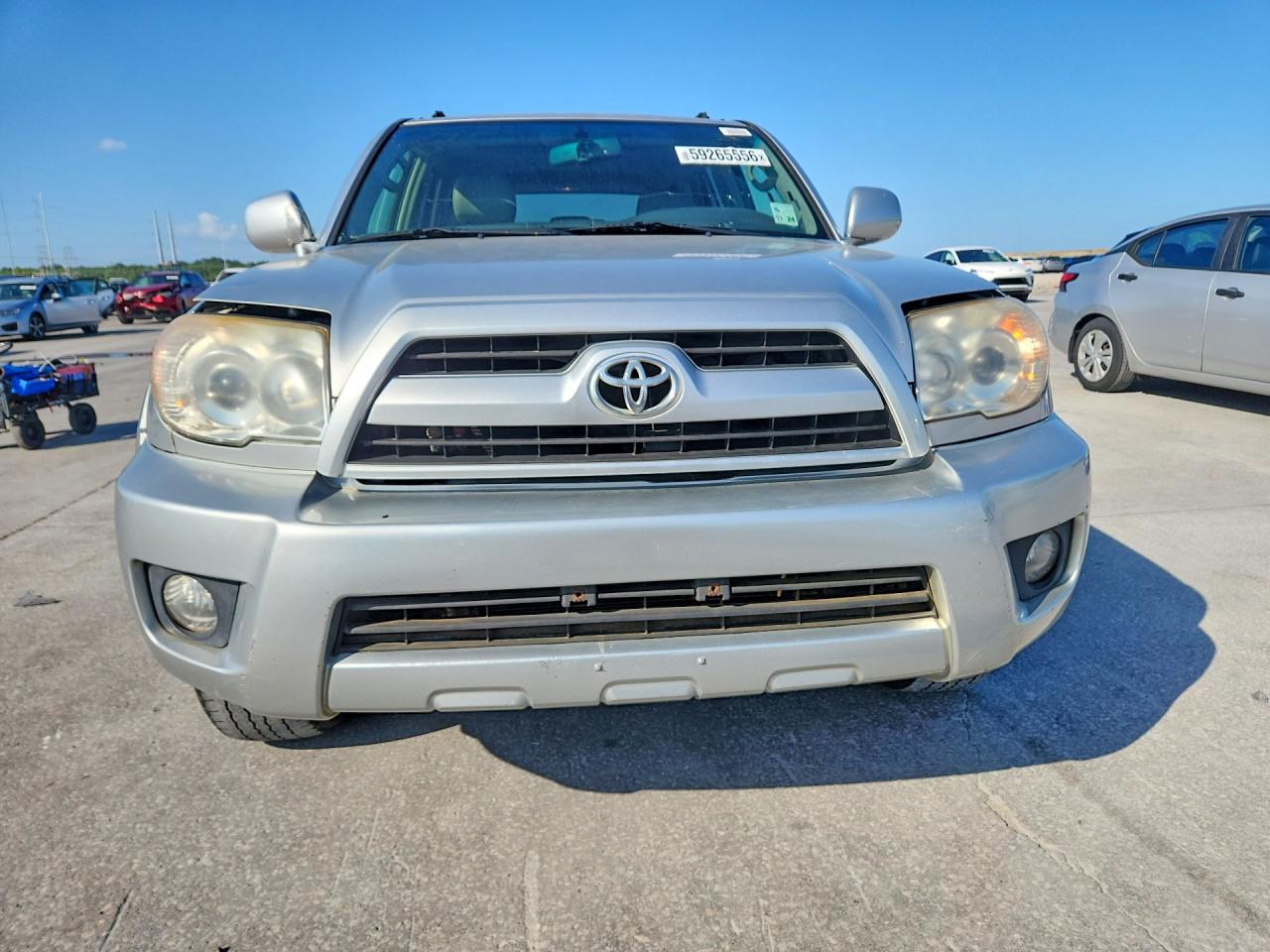 2008 Toyota 4runner Limited Silver vin: JTEBU17R08K032126