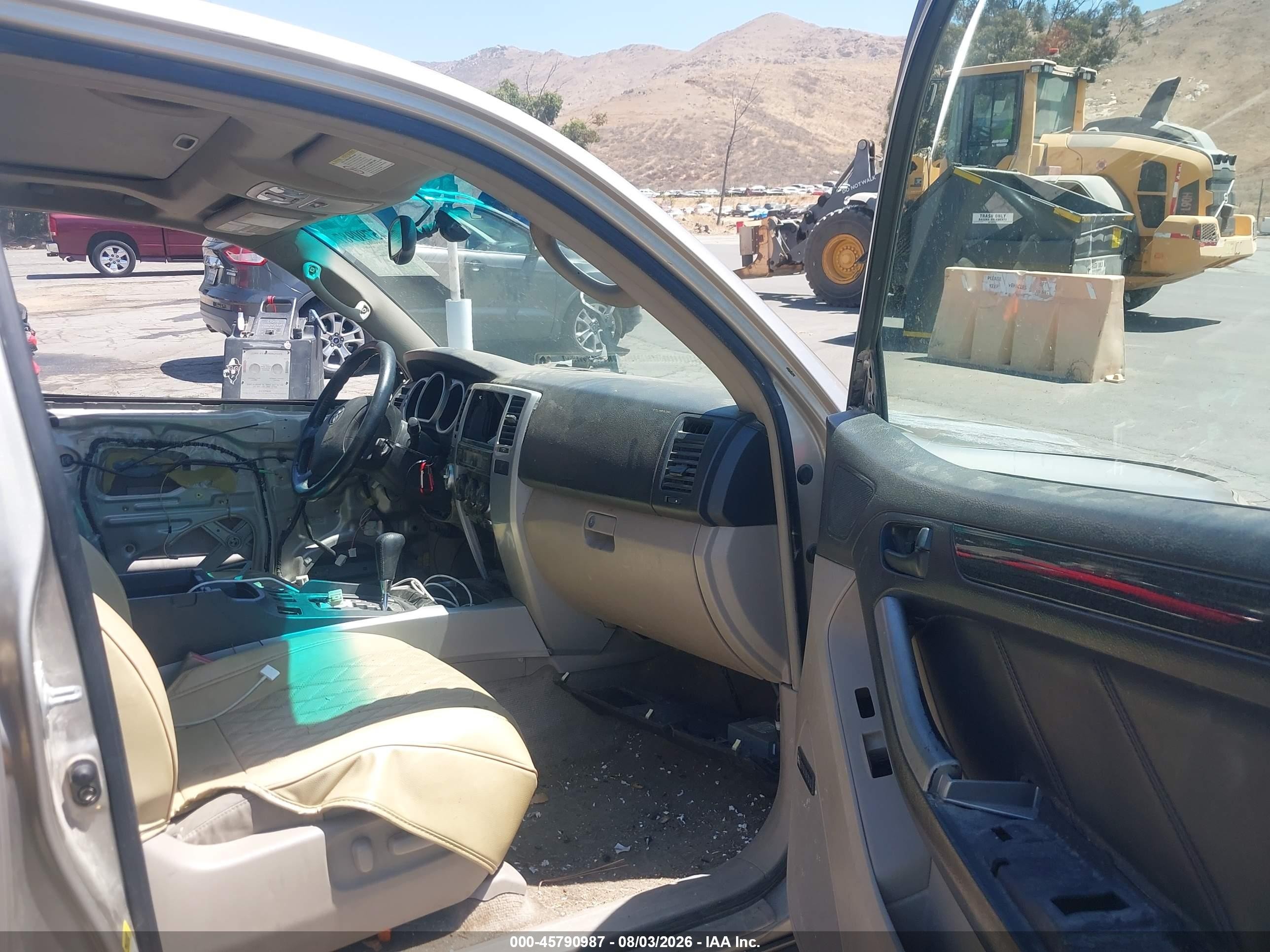 2003 Toyota 4runner Limited V6 Silver vin: JTEBU17R130003772