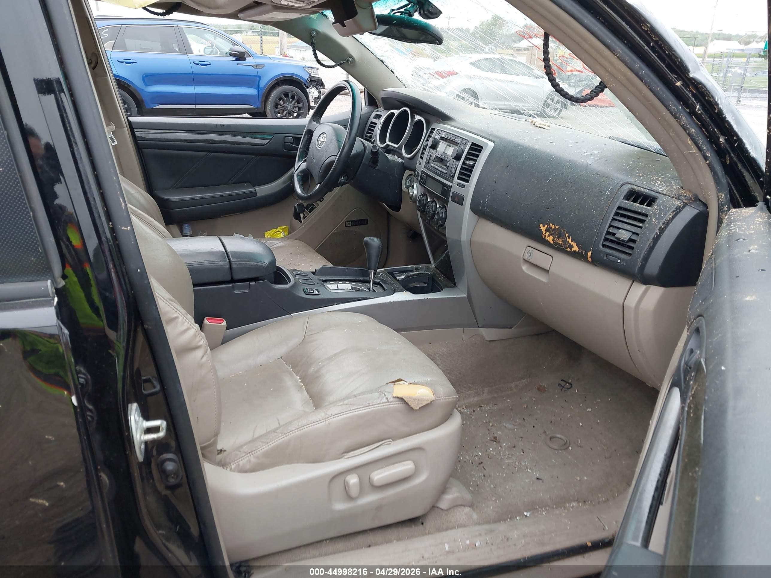 2003 Toyota 4runner Limited V6 Black vin: JTEBU17R130018465